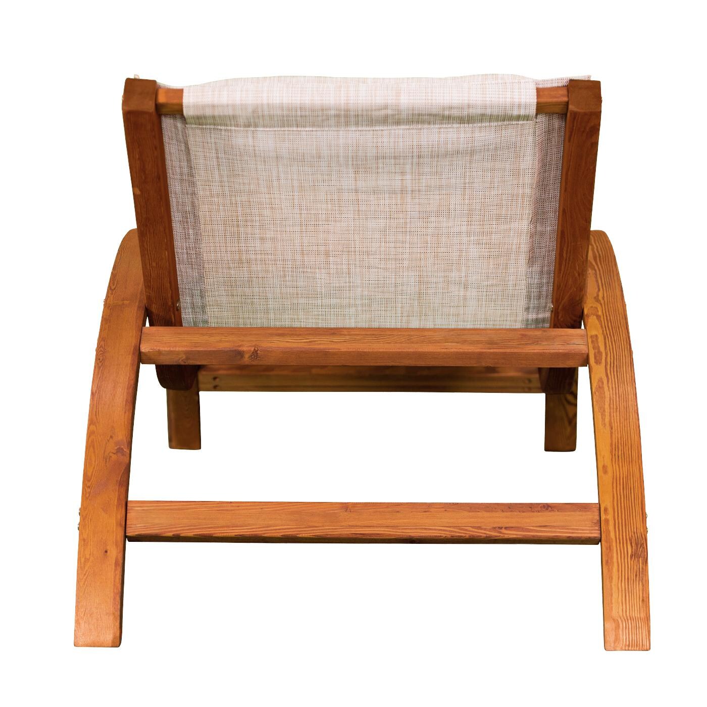 Leisure Season Sling Patio Chaise Lounge - Back View thumbnail