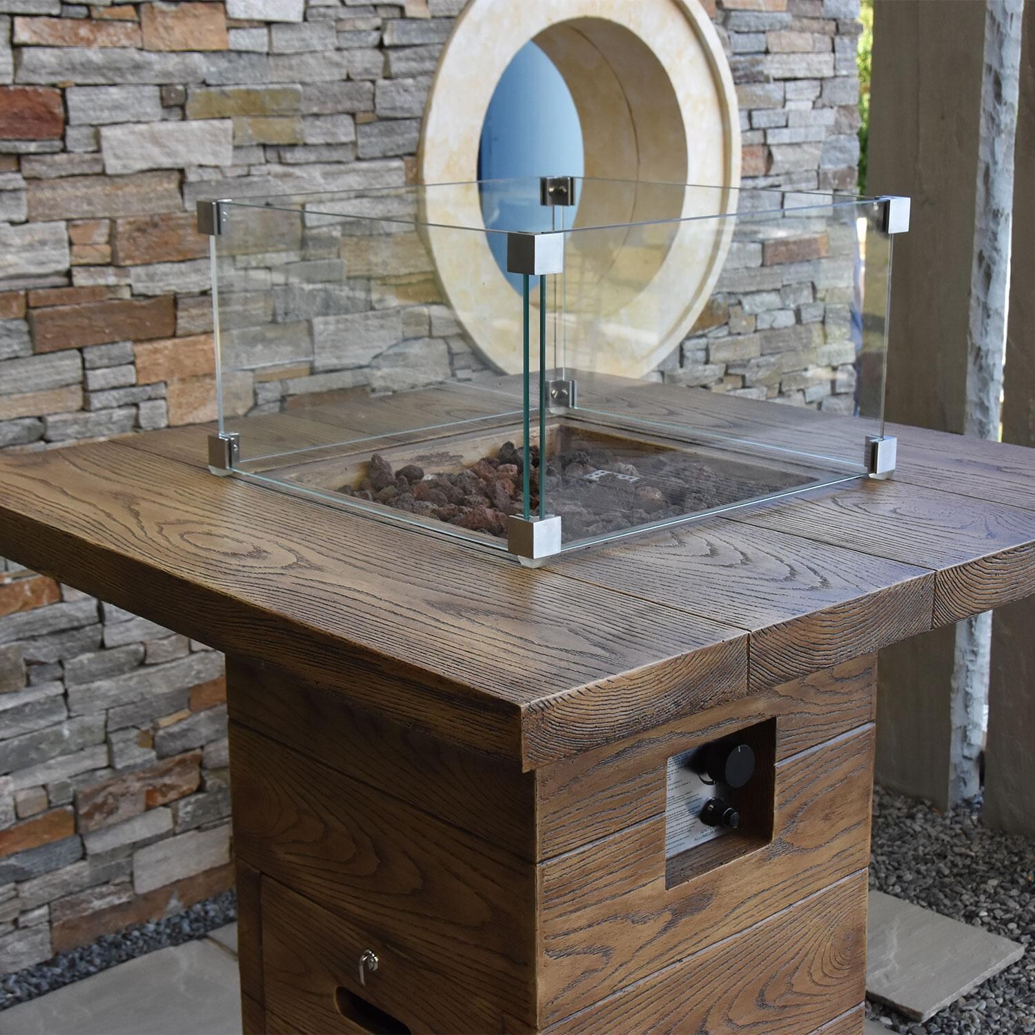 Elementi Montreal Stainless Steel Lid - Fire Pit - Lifestyle thumbnail