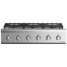 Fisher Paykel Professional (Formerly DCS) 36-Inch 6-Burner Natural Gas Cooktop - CPV2-366N N image