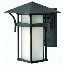 Hinkley Lighting Harbor One Light 14-Inch LED Outdoor Wall Light - Satin Black - 2574SK-LED