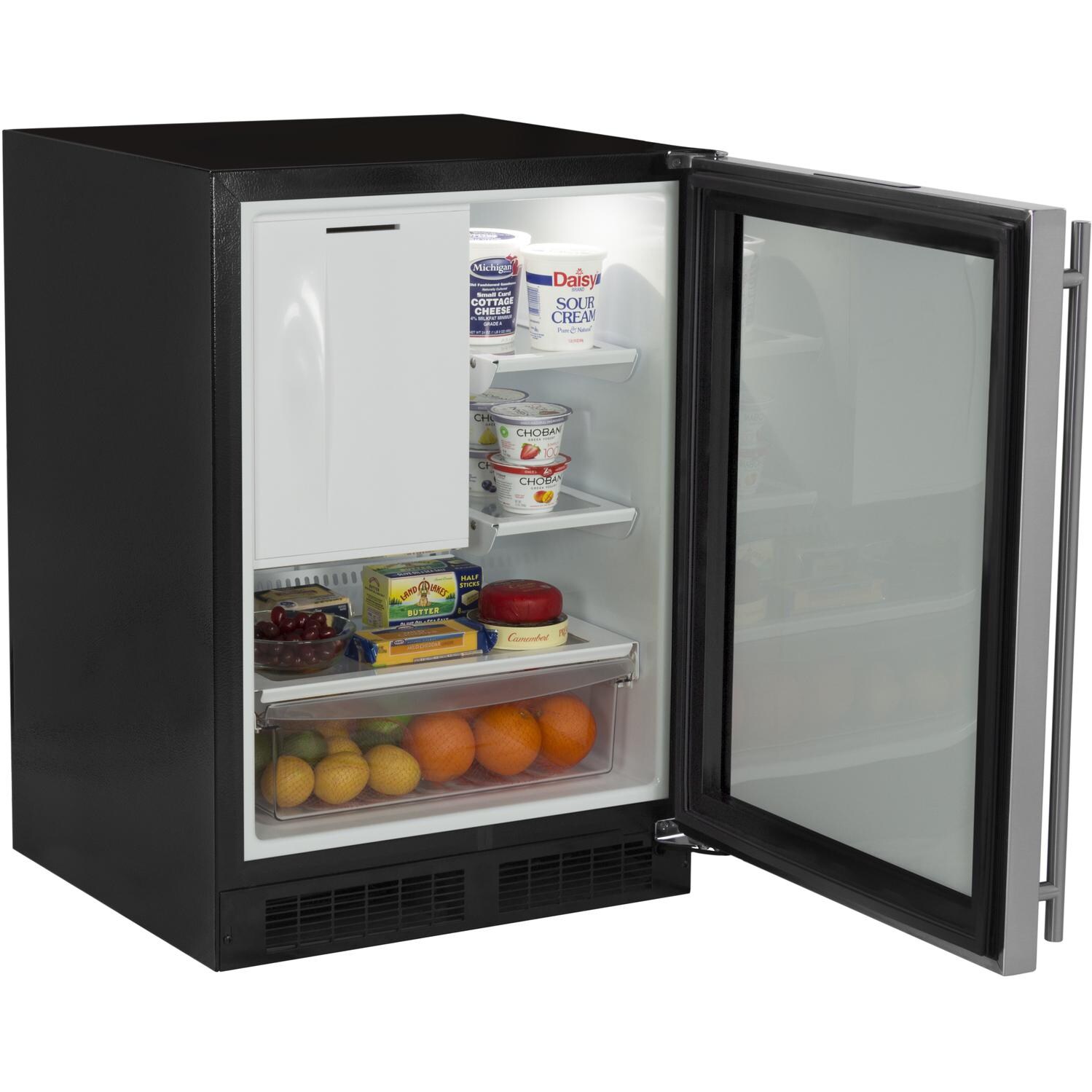 Marvel 24-Inch Refrigerator, Freezer And Utility Bin - Open View thumbnail