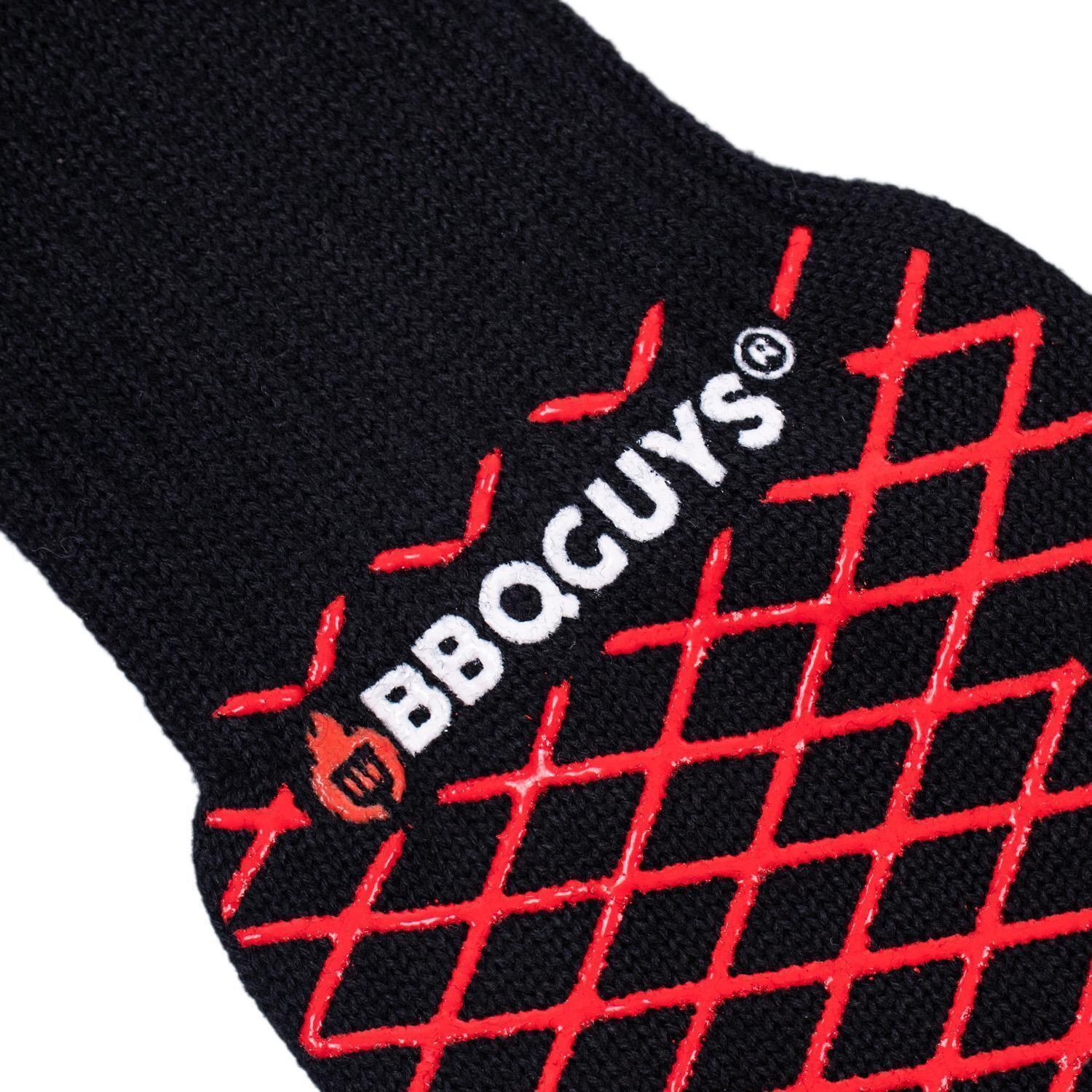 BBQGuys Signature BBQ-GM Silicone Grip Grilling Gloves - BBQGuys Logo - Detail thumbnail