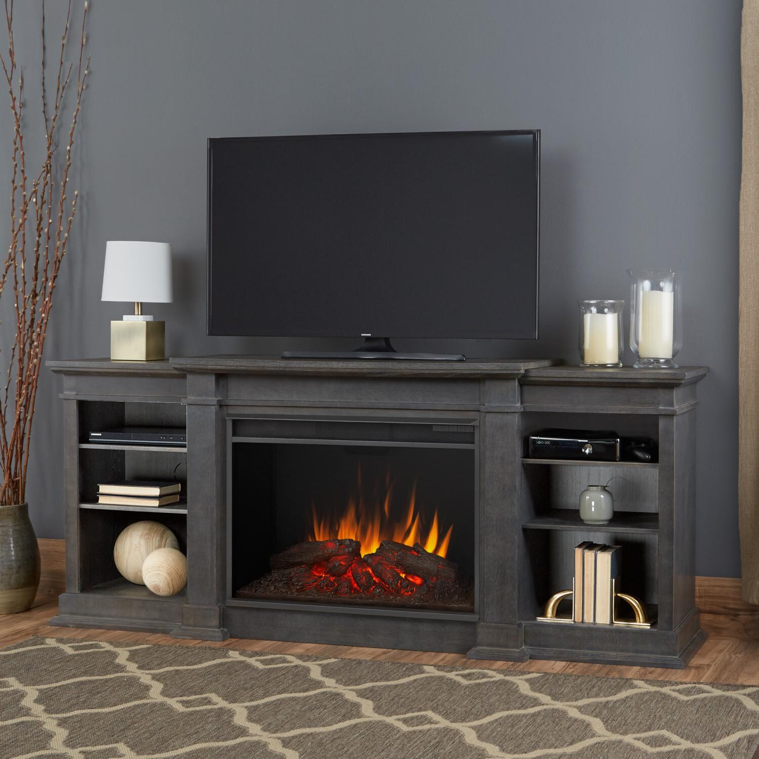 Real Flame Fireplace Entertainment Centers