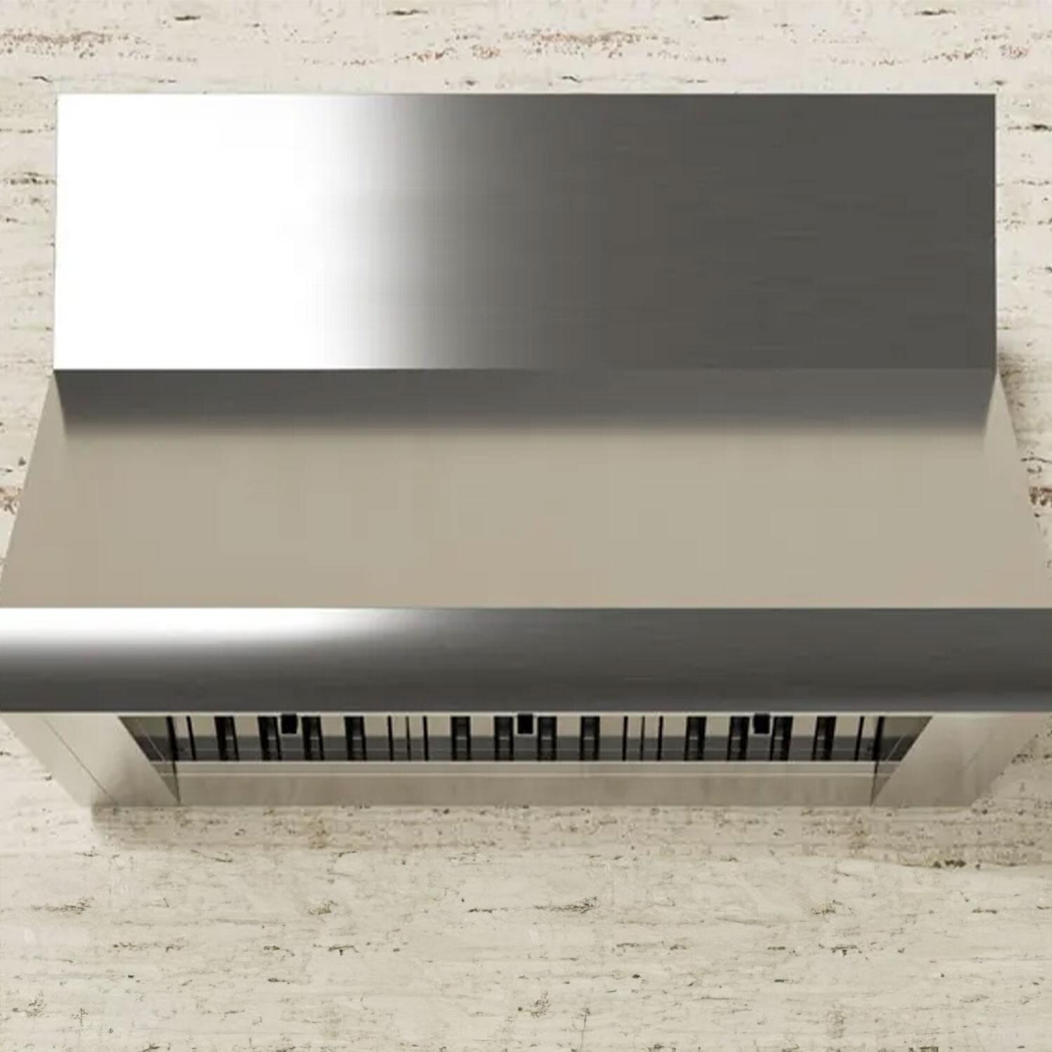 XO Appliance XOGV42S 42-in 1200 CFM Vent Hood w/ LED Lighting & Pro Baffle Filters - With 42-Inch Duct Cover (Sold Separately) - Lifestyle thumbnail