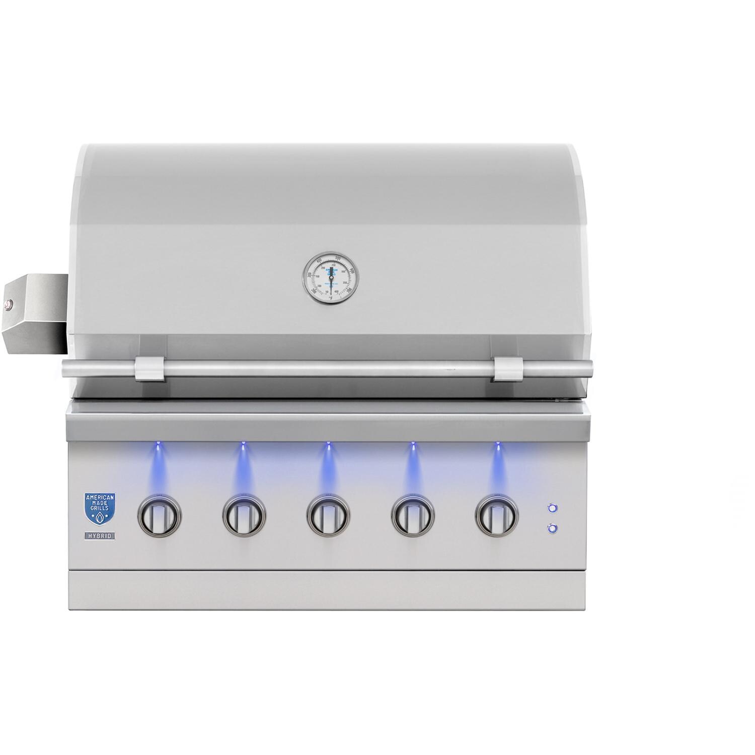 American Made Grills Encore 36-Inch Hybrid Grill ENC36-NG - Natural Gas - Lid Closed - White Background thumbnail