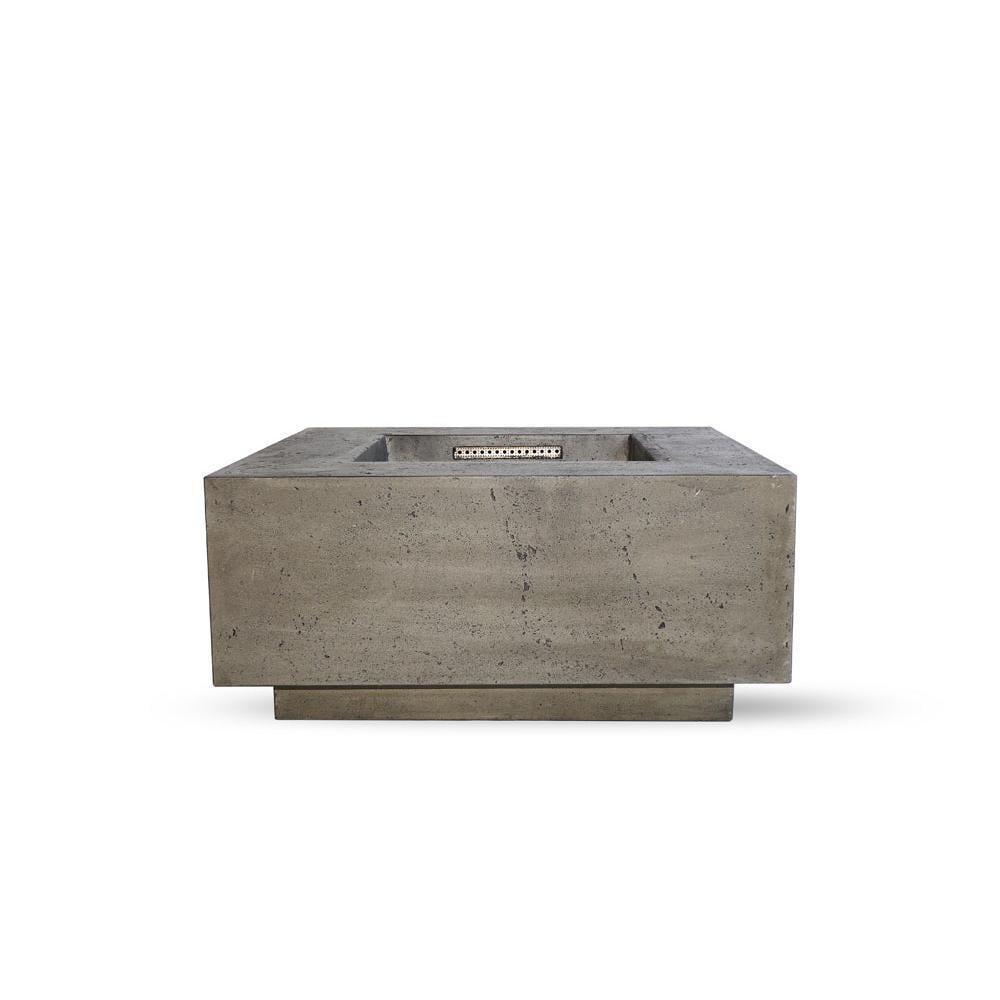 Prism Hardscapes SCPH-406-4LP Tavola 2 36-Inch Propane Square Fire Pit Table - Pewter - Display - White Background thumbnail
