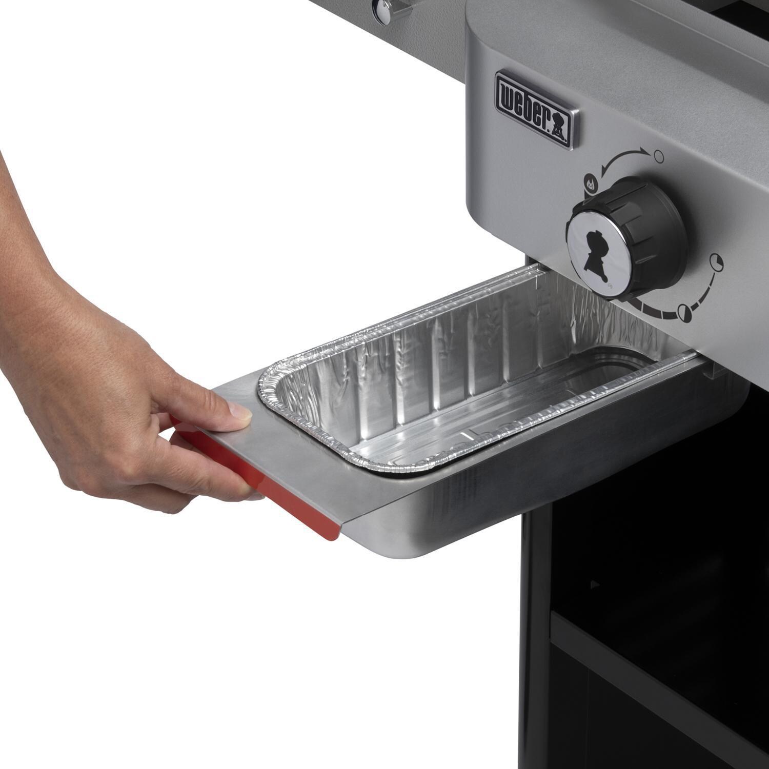 Weber 43310201 28-Inch Propane Griddle W/ Cover Bundle - Grease Pan thumbnail