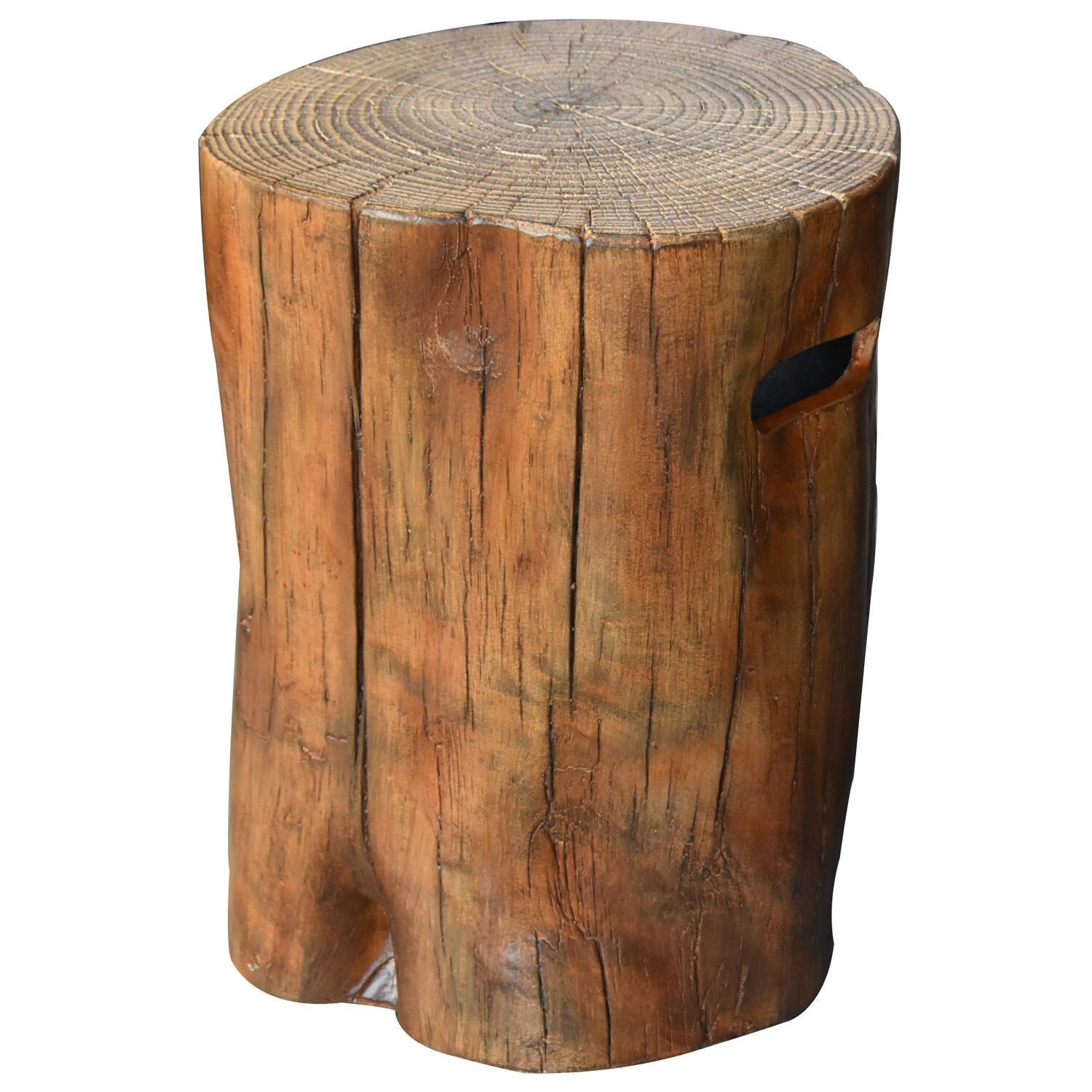 Elementi ONB01-118RW Propane Tank Cover - Redwood - White Background thumbnail