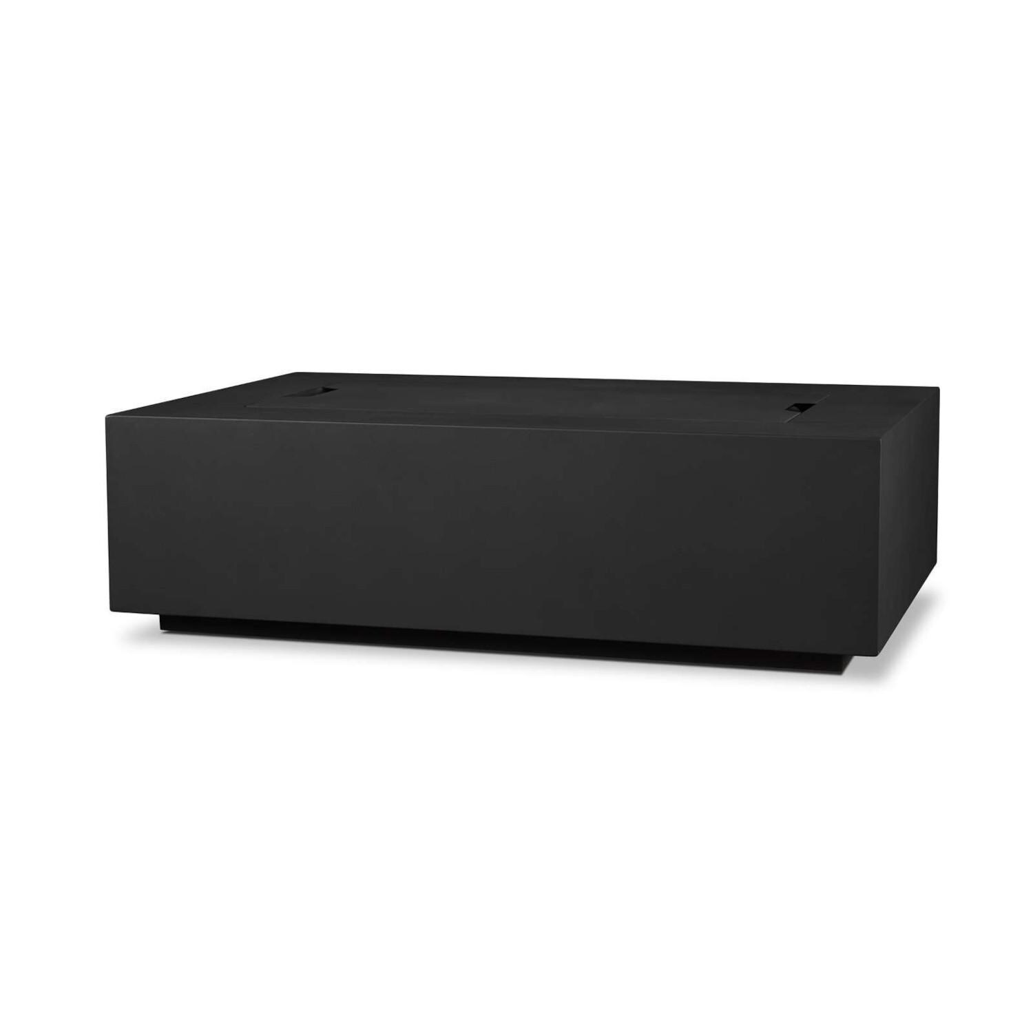 Lakeview SCC9813LPBLK Elysian 50-Inch Rectangle Propane Fire Table w/ NG Conversion Kit - Black - Lid On thumbnail