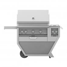 Hestan Deluxe 36-Inch Natural Gas Grill W/ All Infrared Burners, Rotisserie & Double Side Burner - Steeletto - GSBR36CX2-NG-SS image