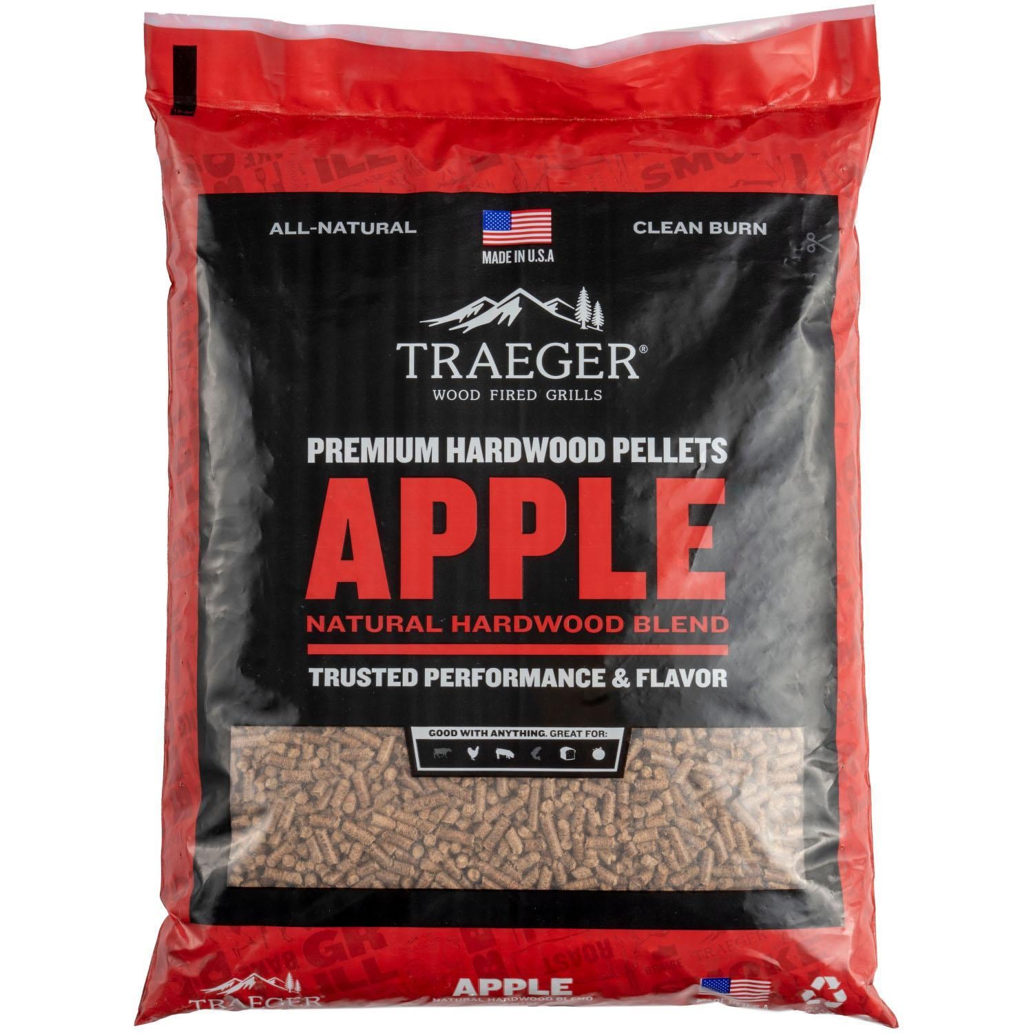 Traeger 20 Lb. Natural Hardwood Pellets - Apple