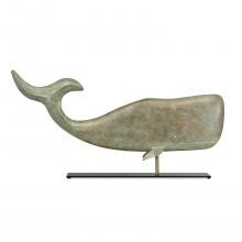 Whale Table Top Sculpture By Good Directions - Polished Copper image