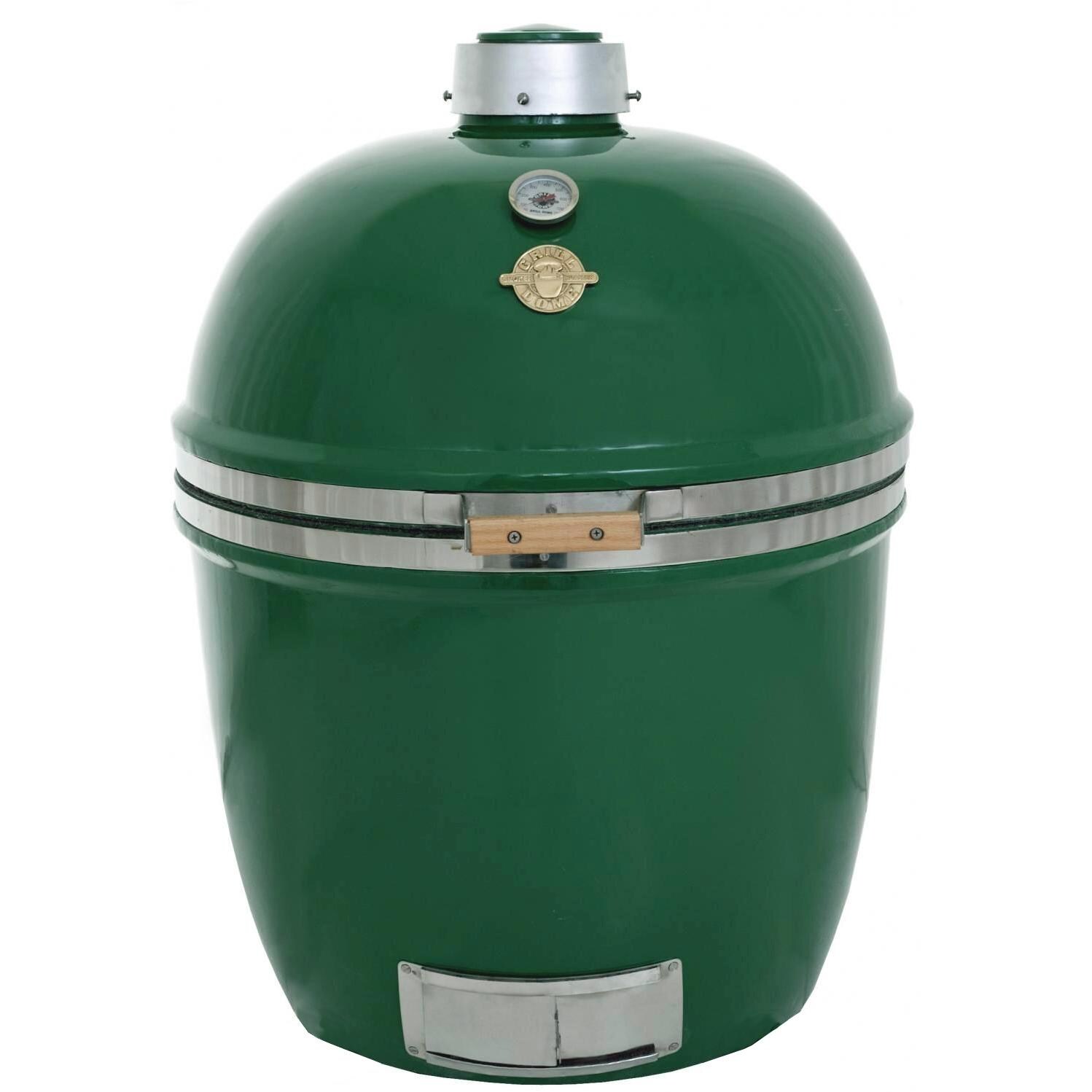 Grill Dome Infinity Series XL Kamado Grill Green BBQ Guys