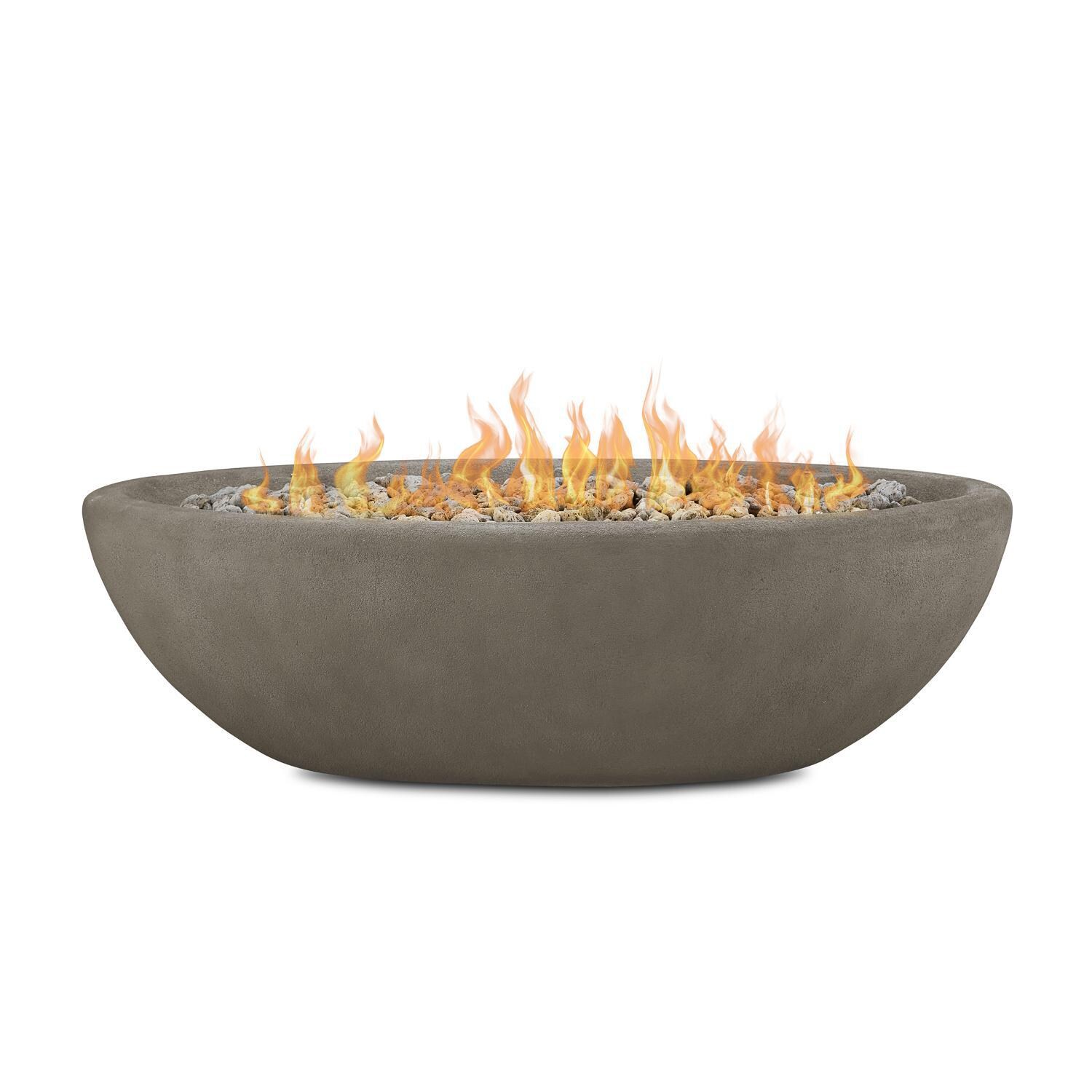 Lakeview Outdoor Designs SC-592NG-GLG Creekwood 58-Inch Oval Natural Gas Fire Bowl - Main thumbnail