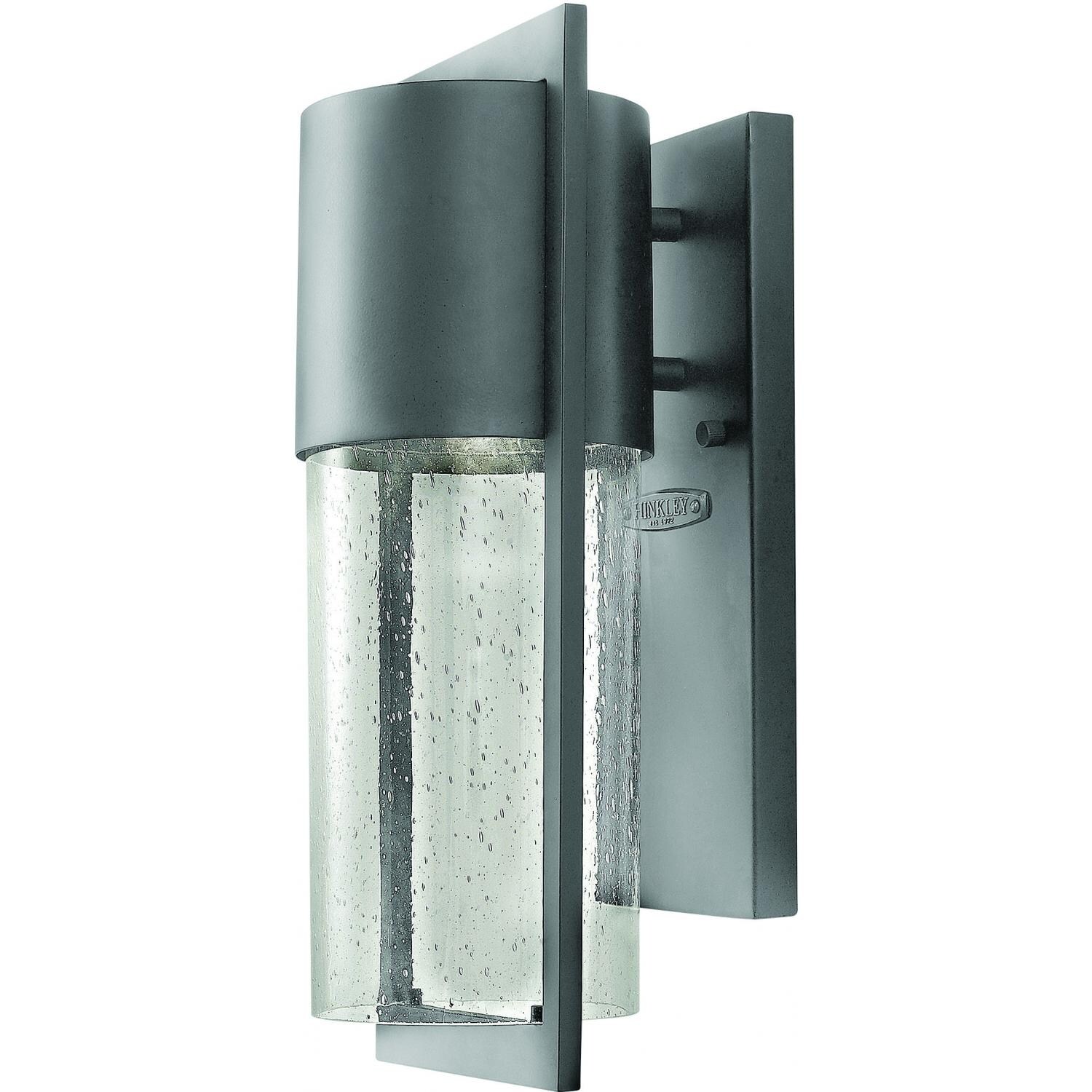 Hinkley Lighting Shelter 1320HE-LED 10W One Light LED Outdoor Wall Lantern - Hematite thumbnail