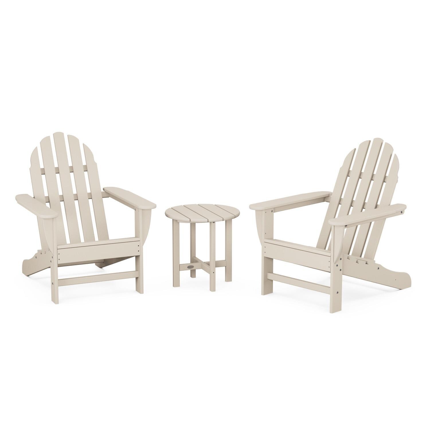 POLYWOOD PWS417-1-SA Classic Adirondack 3-Piece Set - Full Set thumbnail