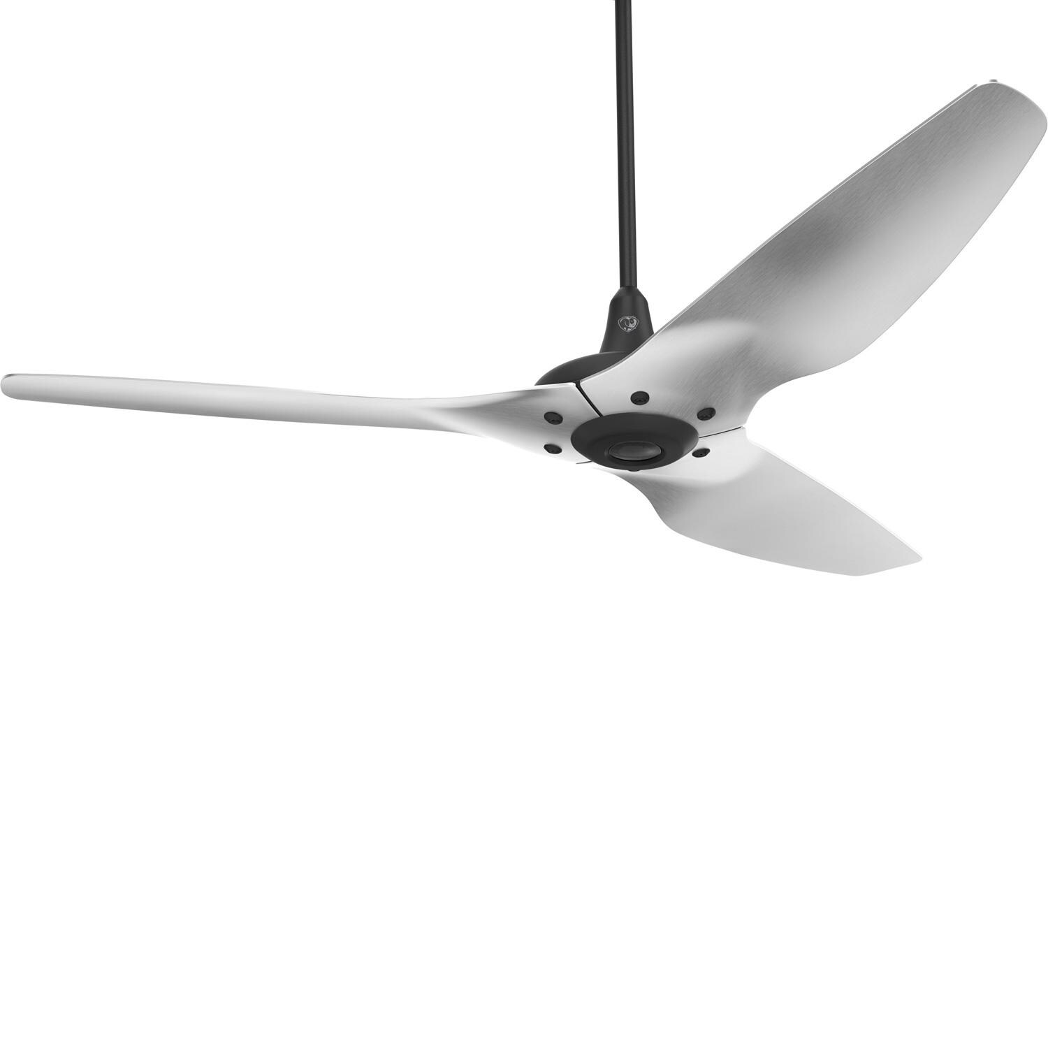 Big Ass Fans 60-Inch Haiku Ceiling Fan Universal Mount W/32-Inch Downrod in Black/Brushed Aluminum - MK-HK4-052506A258F531G10I32