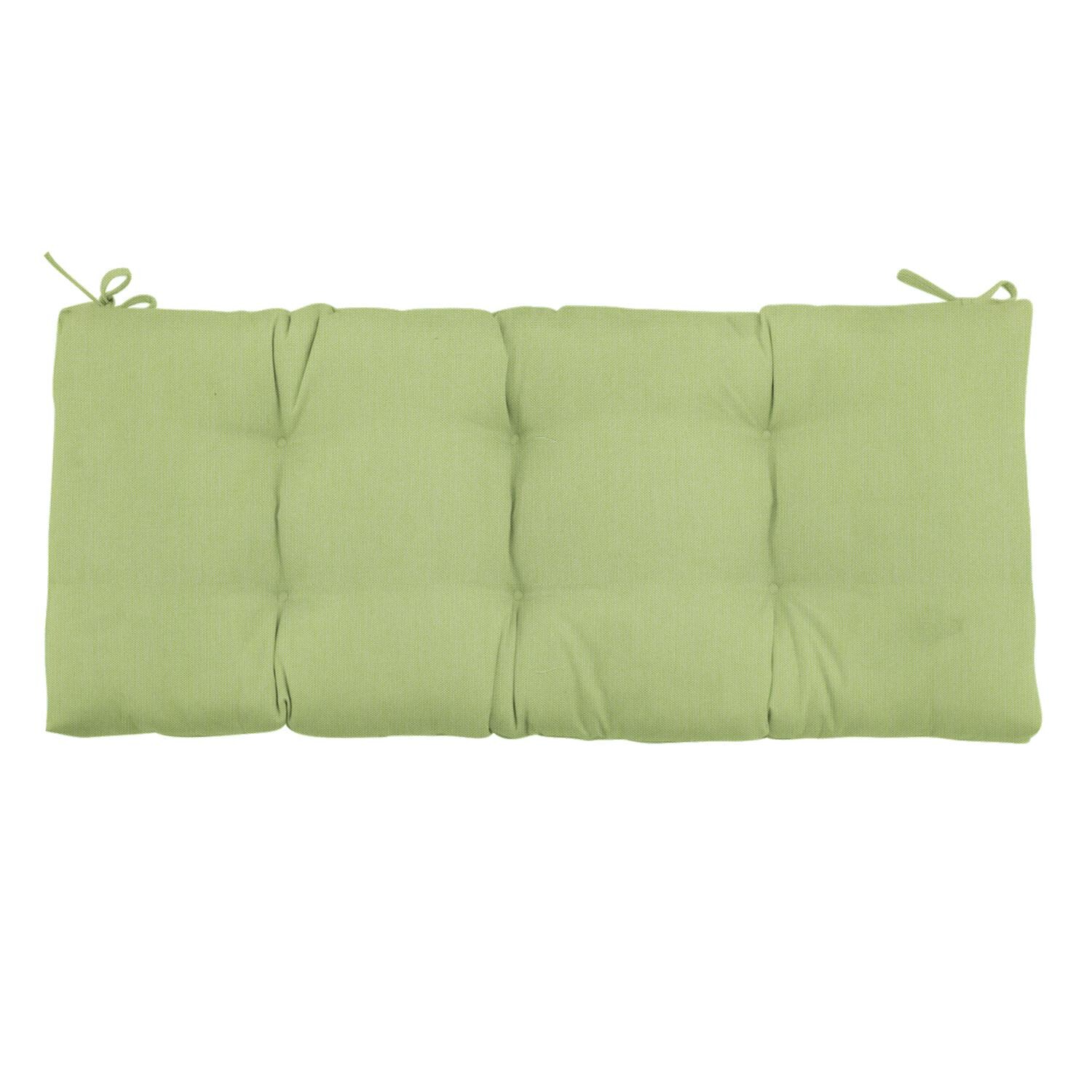 Sunbrella Canvas Parrot Small Outdoor Replacement Bench Cushion By UltimatePatio.com - Top View thumbnail