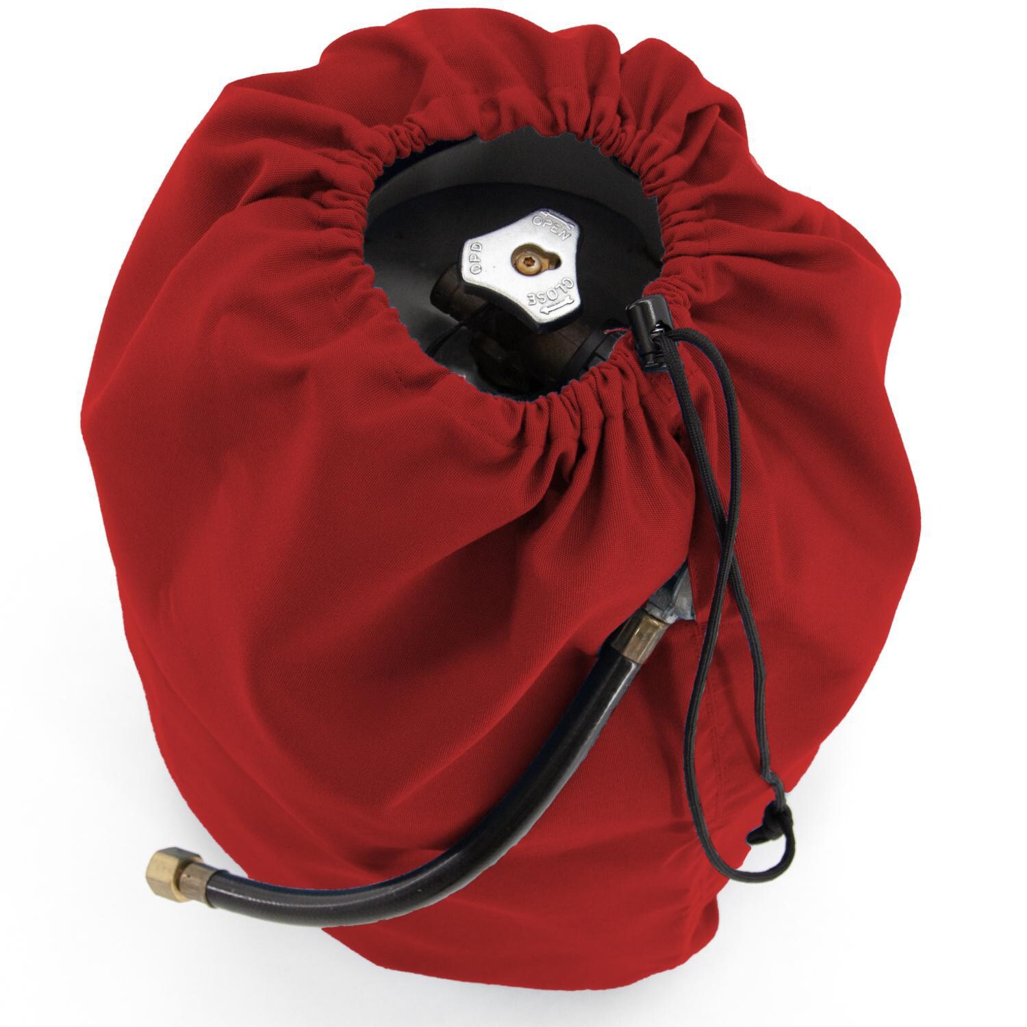 Signature Series Propane Tank Cover by BBQGuys - In Use Above thumbnail