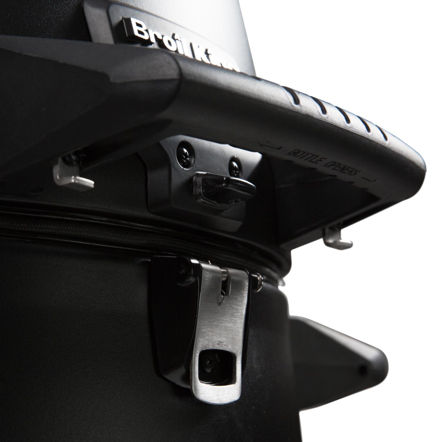 Broil King Keg 2000 Steel Charcoal Kamado Grill - Latch and Lock Lid Mechanism thumbnail