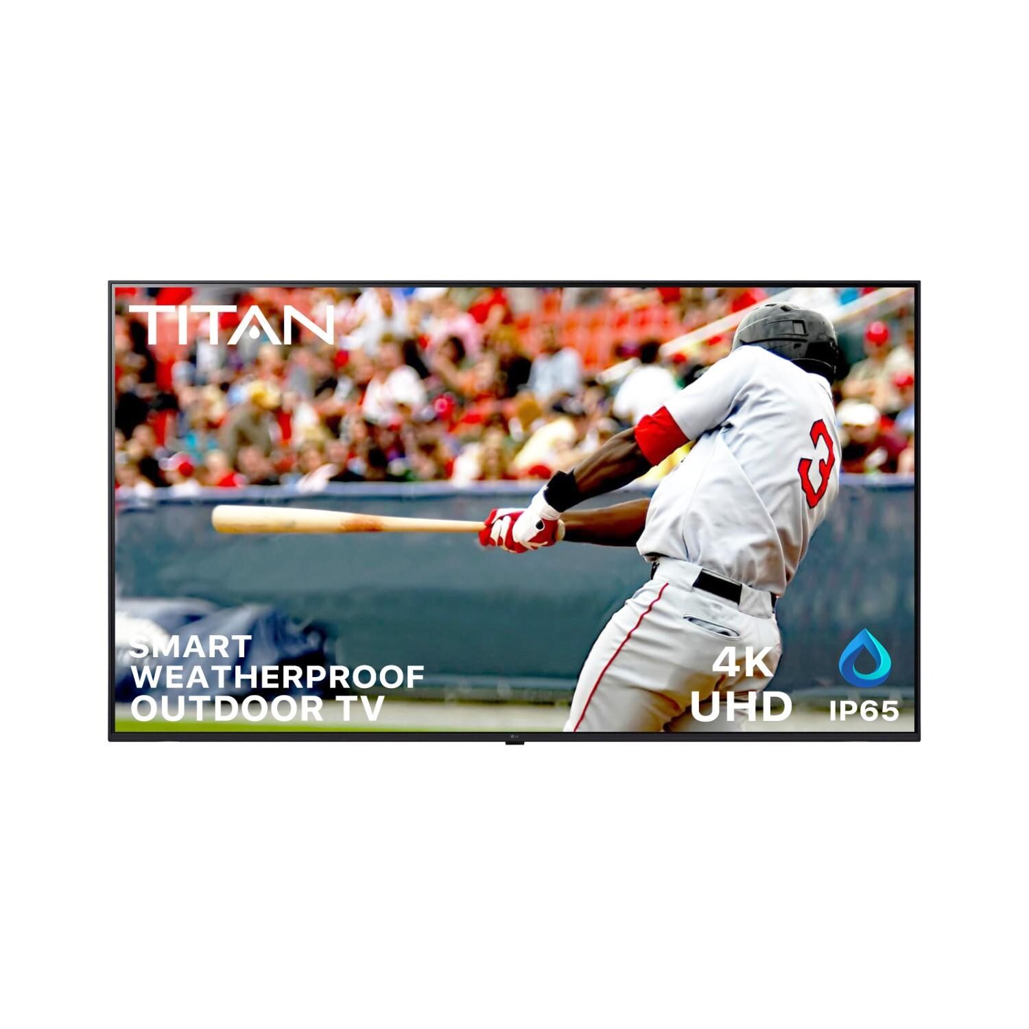 Titan UR9000 Series 55 Inch Full Sun 4K LED Smart Outdoor TV - GL-UR90-055