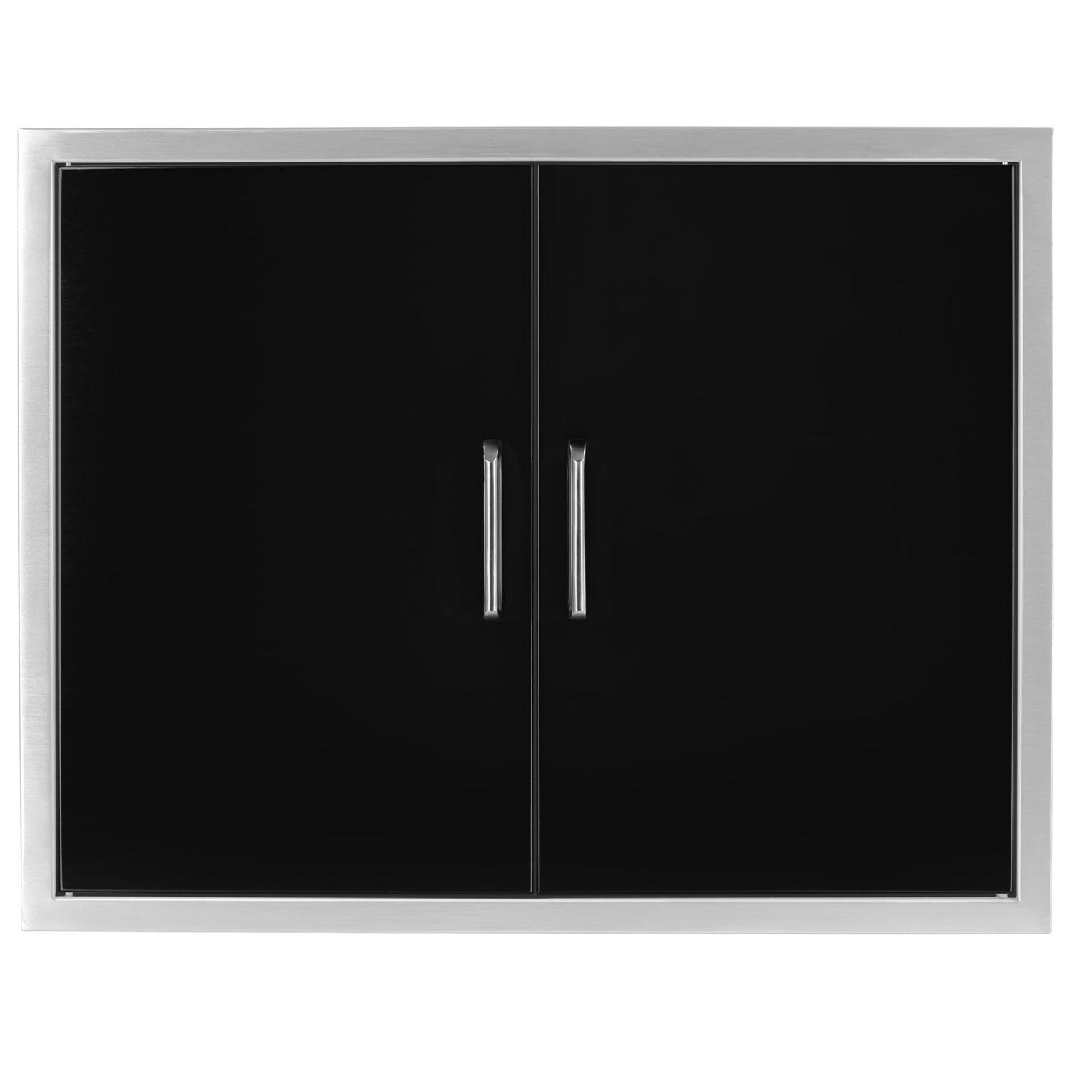 Wildfire WFDDR3024-BSS 30 x 24 Black 304 SS Double Access Door - Display - White Background thumbnail