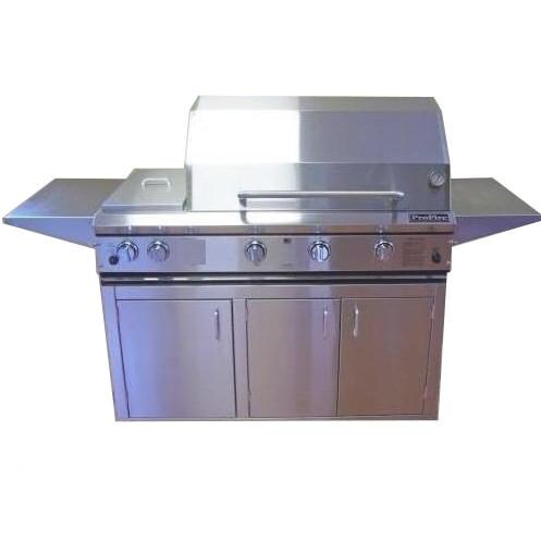 ProFire Professional Series 48-Inch Infrared Hybrid Natural Gas Grill With Double Side Burner