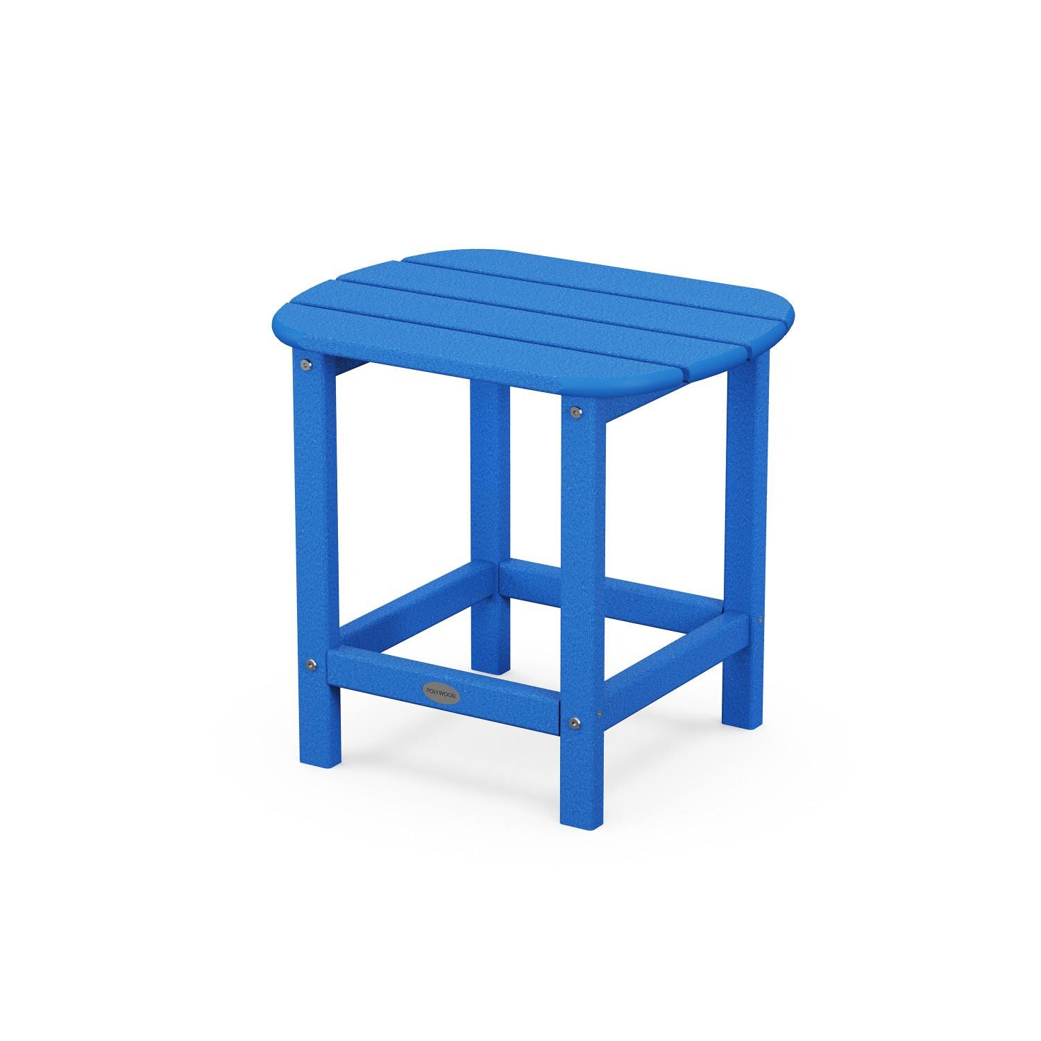 POLYWOOD SBT18PB South Beach 19 X 15-Inch Side Table - Angled View thumbnail