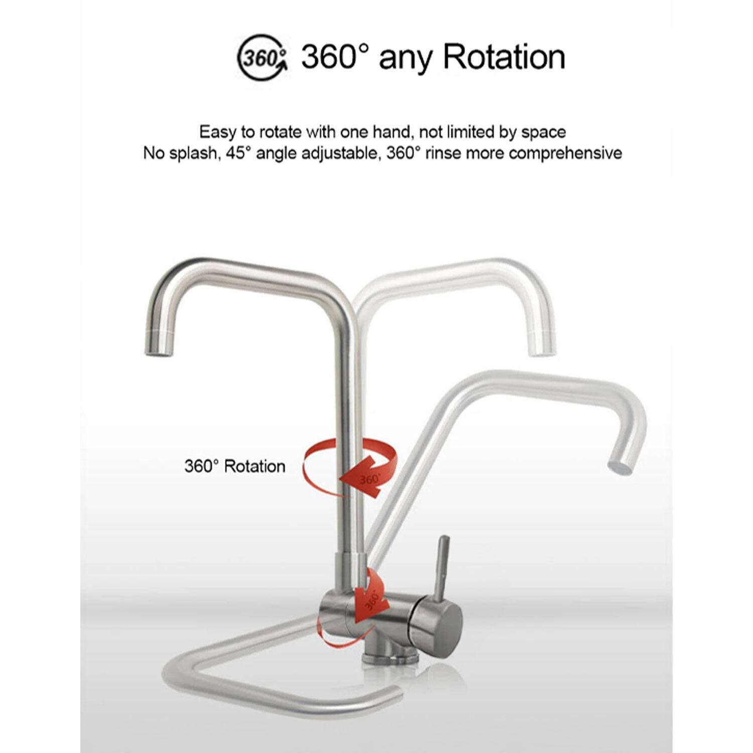 BBQGuys Signature BBQ-18SNK-SS-UM 16 X 18-in Undermount Stainless Steel Outdoor Sink - Faucet Functionality - Detail thumbnail