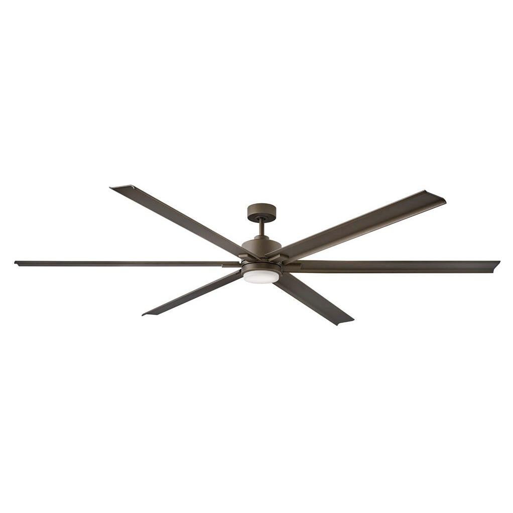 Hinkley Lighting Indy Maxx 99-Inch LED Indoor / Outdoor Ceiling Fan - Metallic Matte Bronze - 900999FMM-LDD