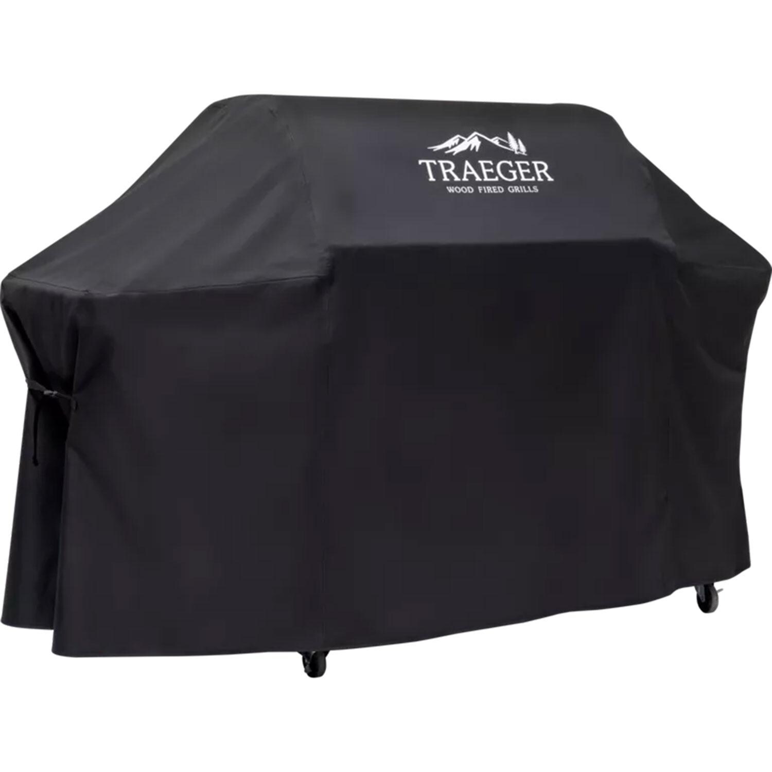 Traeger BAC887 Timberline XL/Ironwood XL Full-Length Grill Cover - Angled Right - White Background thumbnail