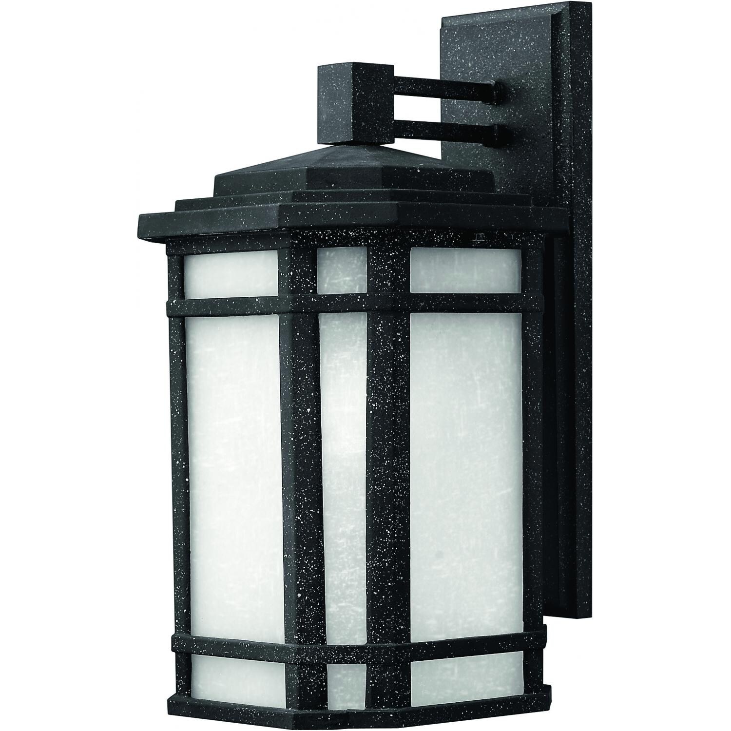 Hinkley Lighting Cherry Creek One Light 15-Inch Outdoor Wall Light - Vintage Black - 1274VK