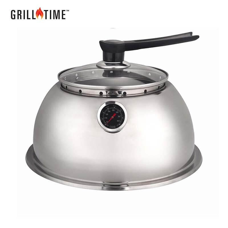 Grill Time Hood Accessory For Tailgater GTX Portable Charcoal Grills