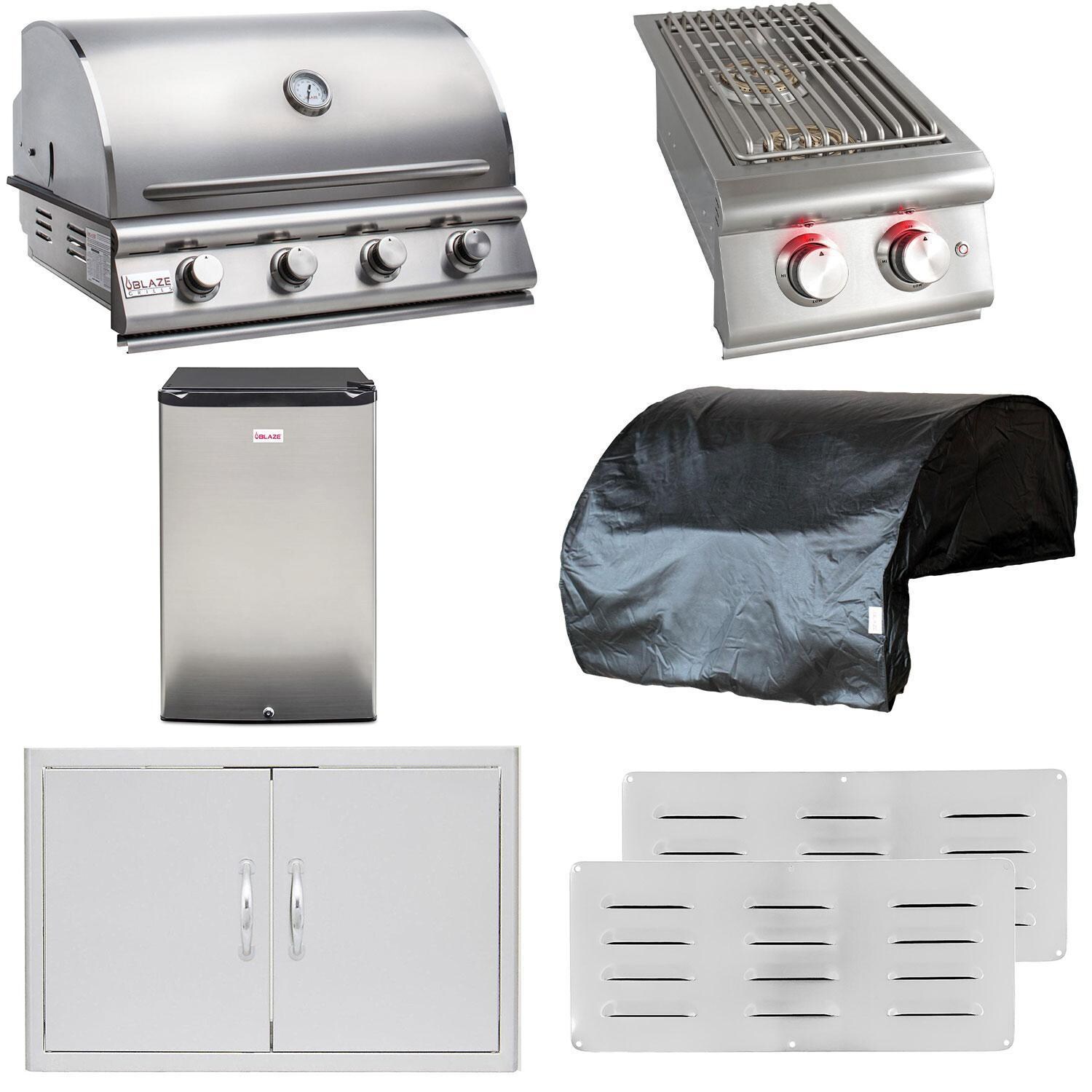Blaze LBM 7-Piece 32-Inch Propane Gas Outdoor Kitchen Package