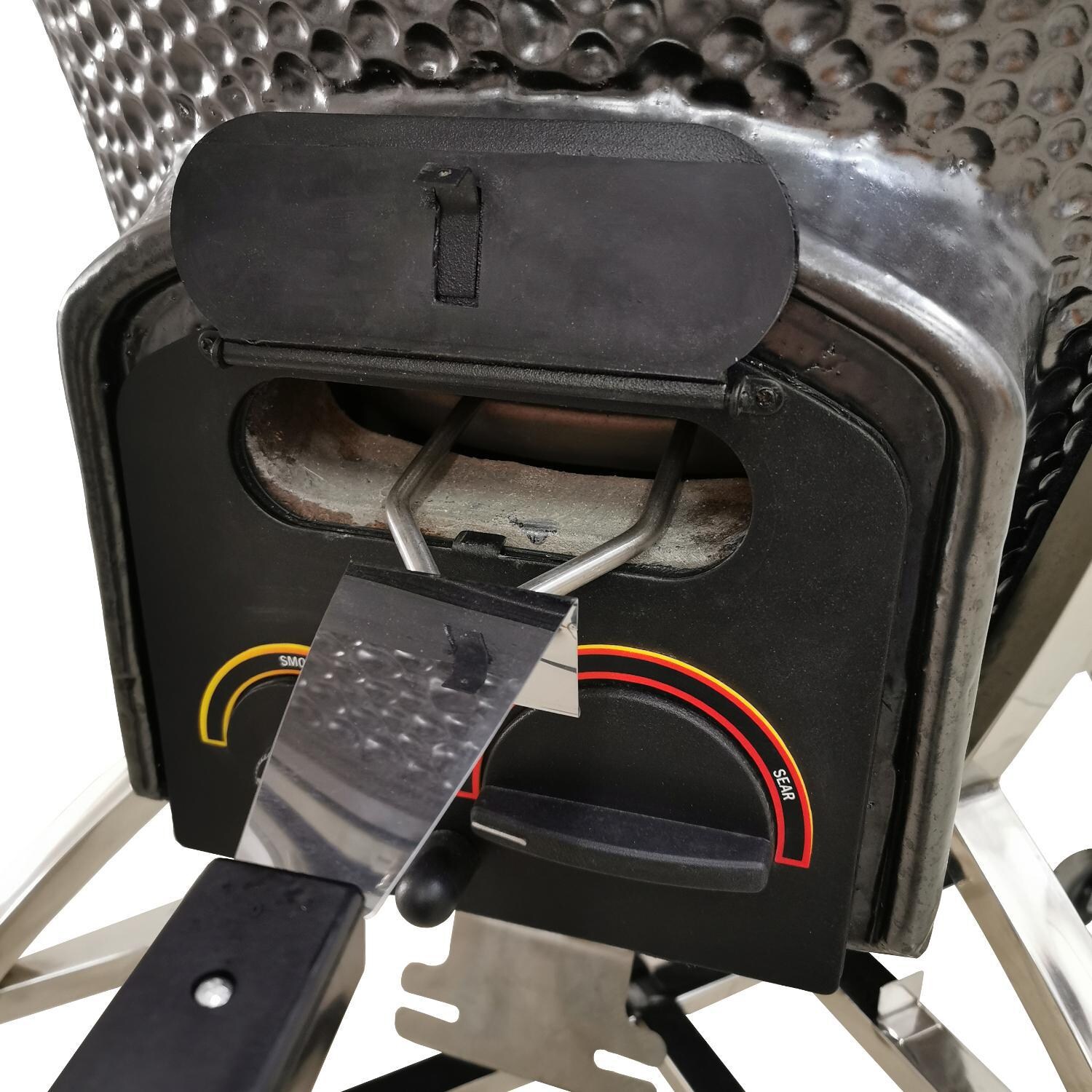 Vision XD-702MG Elite Series Kamado Grill - ProZone Has Top Port For Inserting Electric Starter thumbnail