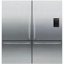 Fisher Paykel 64-Inch Wide Dual Bottom Freezer Counter Depth Refrigerators W/ Flat Doors, Icemaker & Water Dispenser - Stainless Steel - RF170WDLX5 & RF170WDRUX5 image