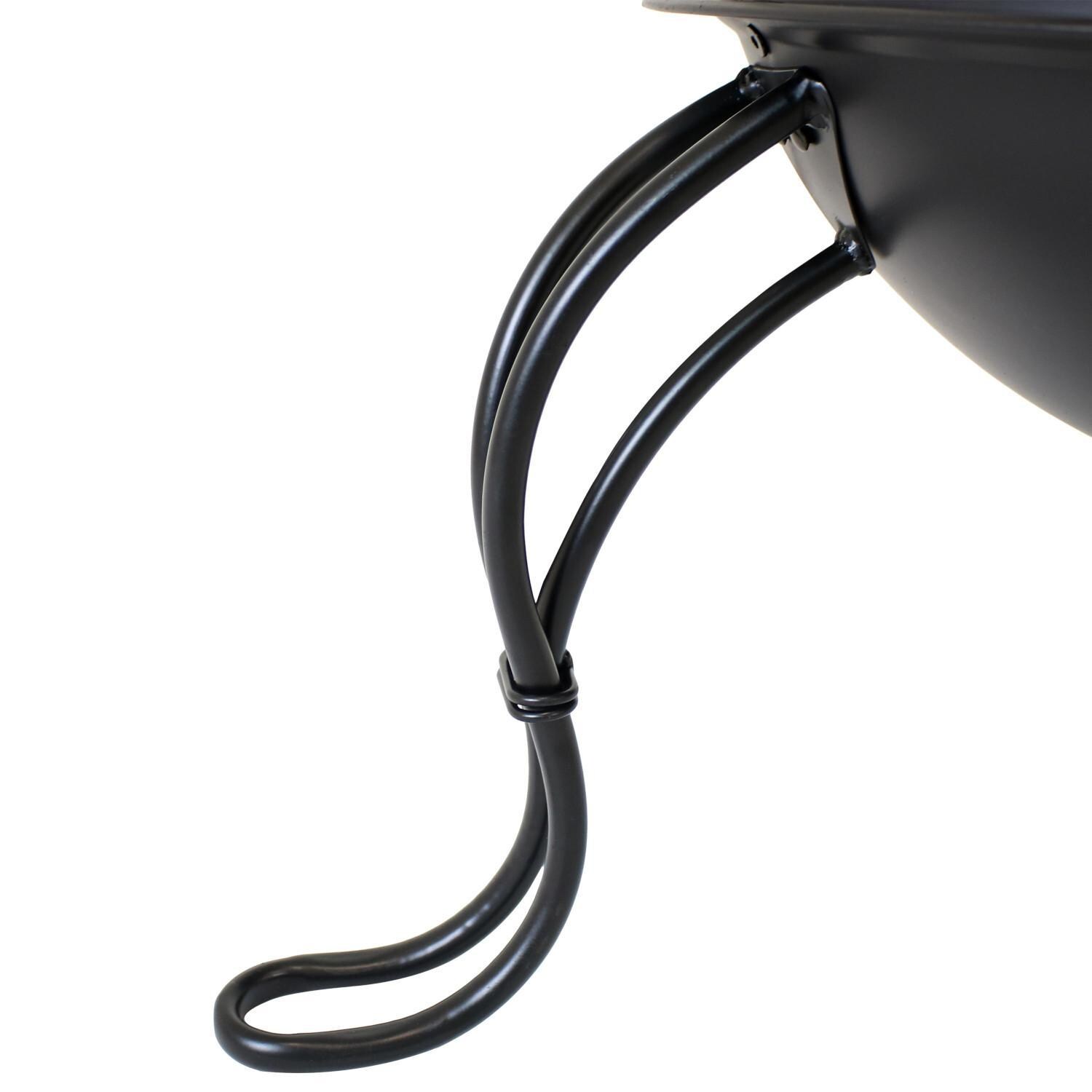 Ultimate Patio 66-Inch Steel Wood Burning Chiminea - Leg Detail thumbnail