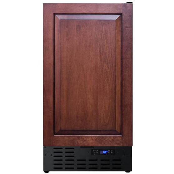 Summit 18-Inch 2.7 Cu. Ft. Compact Freezer - Custom Panel / Black Cabinet - SCFF1842IF