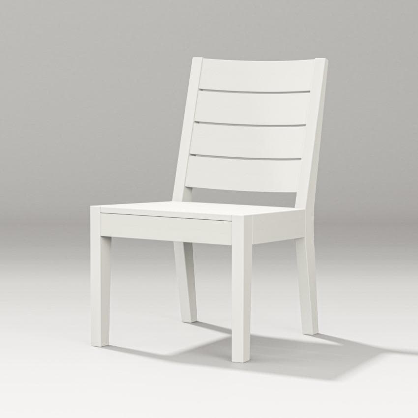 Latitude Dining Side Chair in Vintage White By PW Designer Series