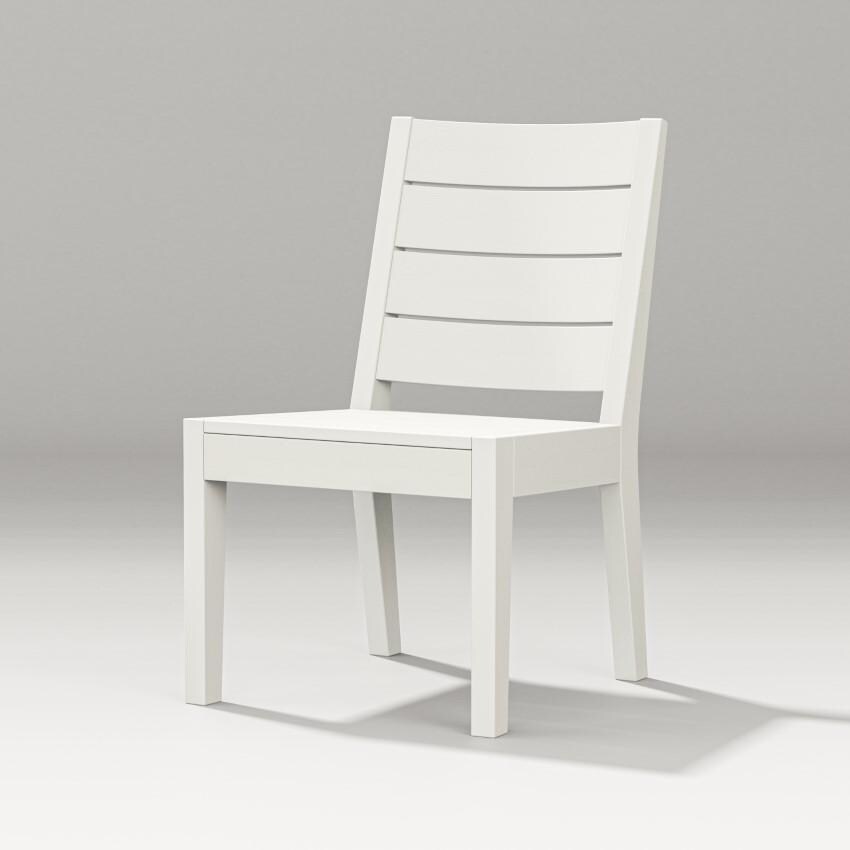 Latitude Dining Side Chair in Vintage White By PW Designer Series