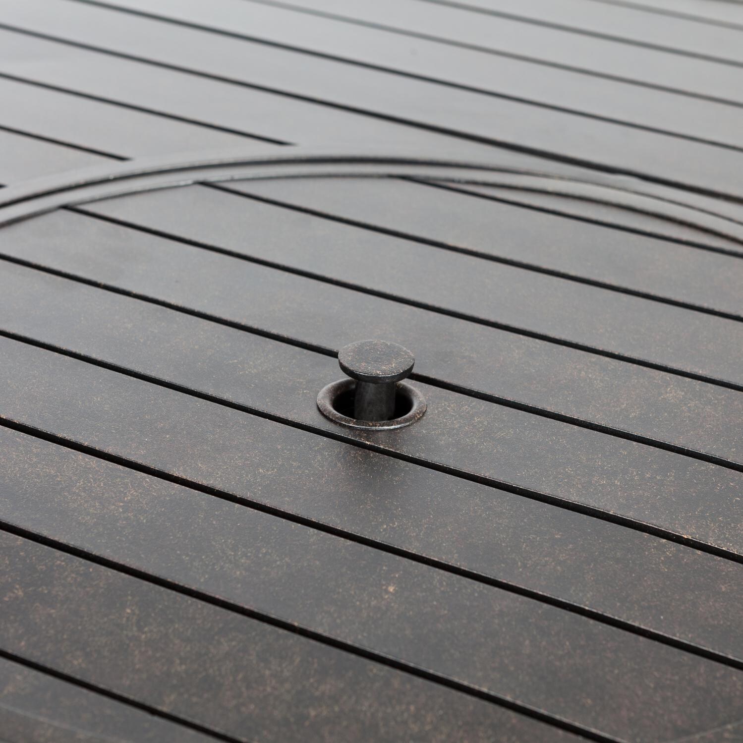 Haven Bay 47-Inch Propane Gas Fire Pit Table By Ultimate Patio - Fire Bowl Lid thumbnail