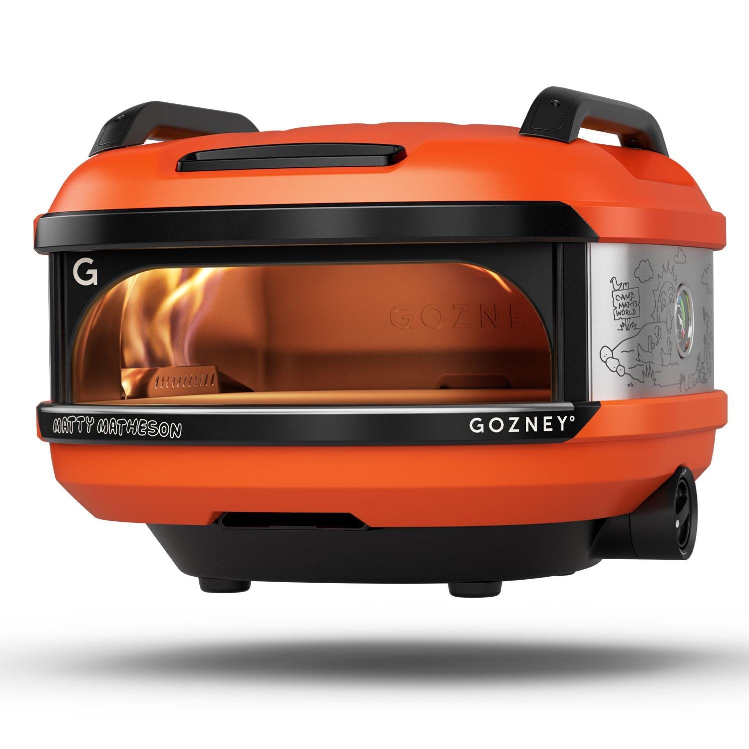 Matty Matheson x Gozney GTPOGUS1225 Limited-Edition Tread Portable Propane Pizza Oven - Orange - Display - White Background thumbnail