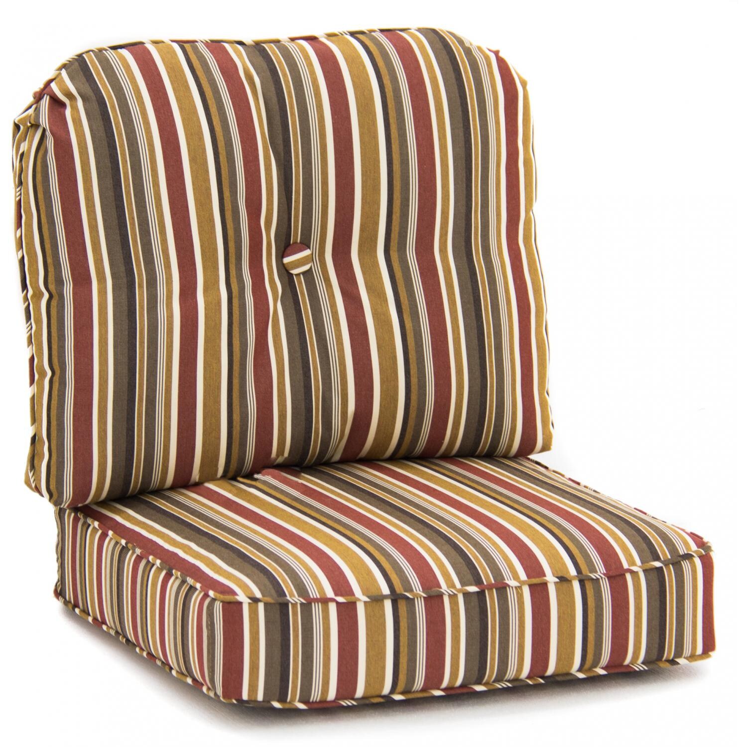Sunbrella Brannon Redwood Medium Outdoor Replacement Club Chair Cushion