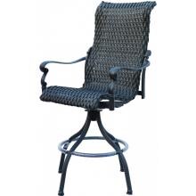 Darlee Victoria Resin Wicker Patio Swivel Bar Stool image