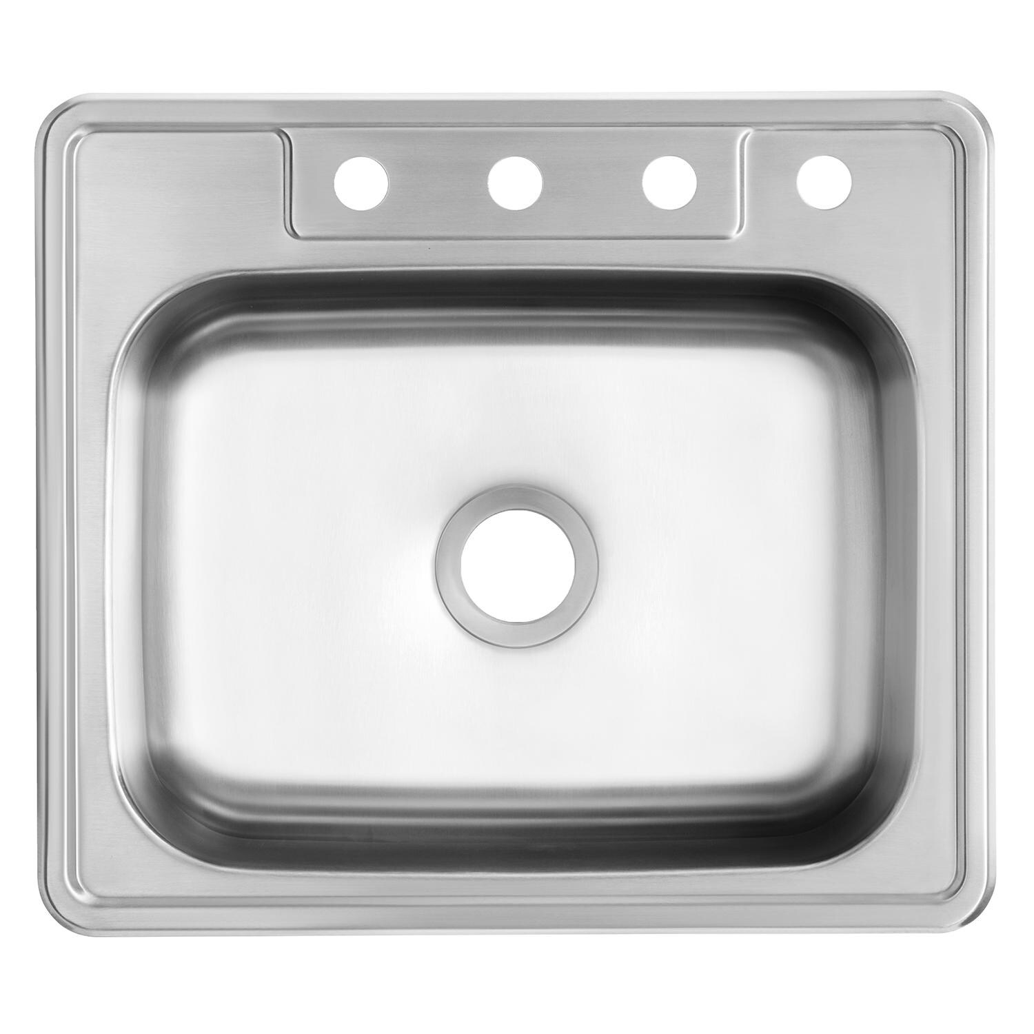 Platinum Sinks PSDP-2522  25 20-Gauge Stainless Steel Drop In Sink thumbnail