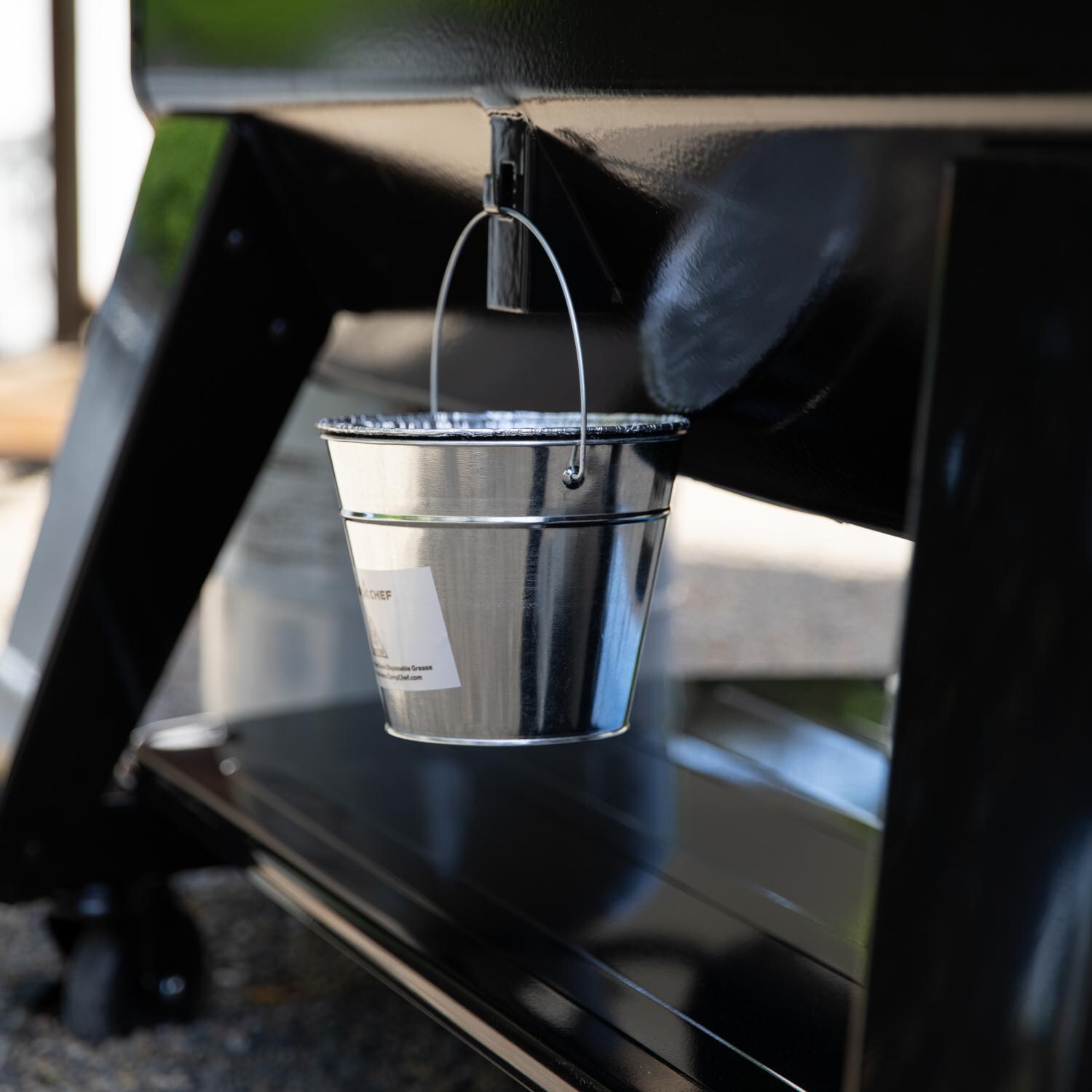 Camp Chef PG24HGSK Apex 24-Inch Pellet Grill W/ Gas Kit and Sidekick - Grease Bucket thumbnail