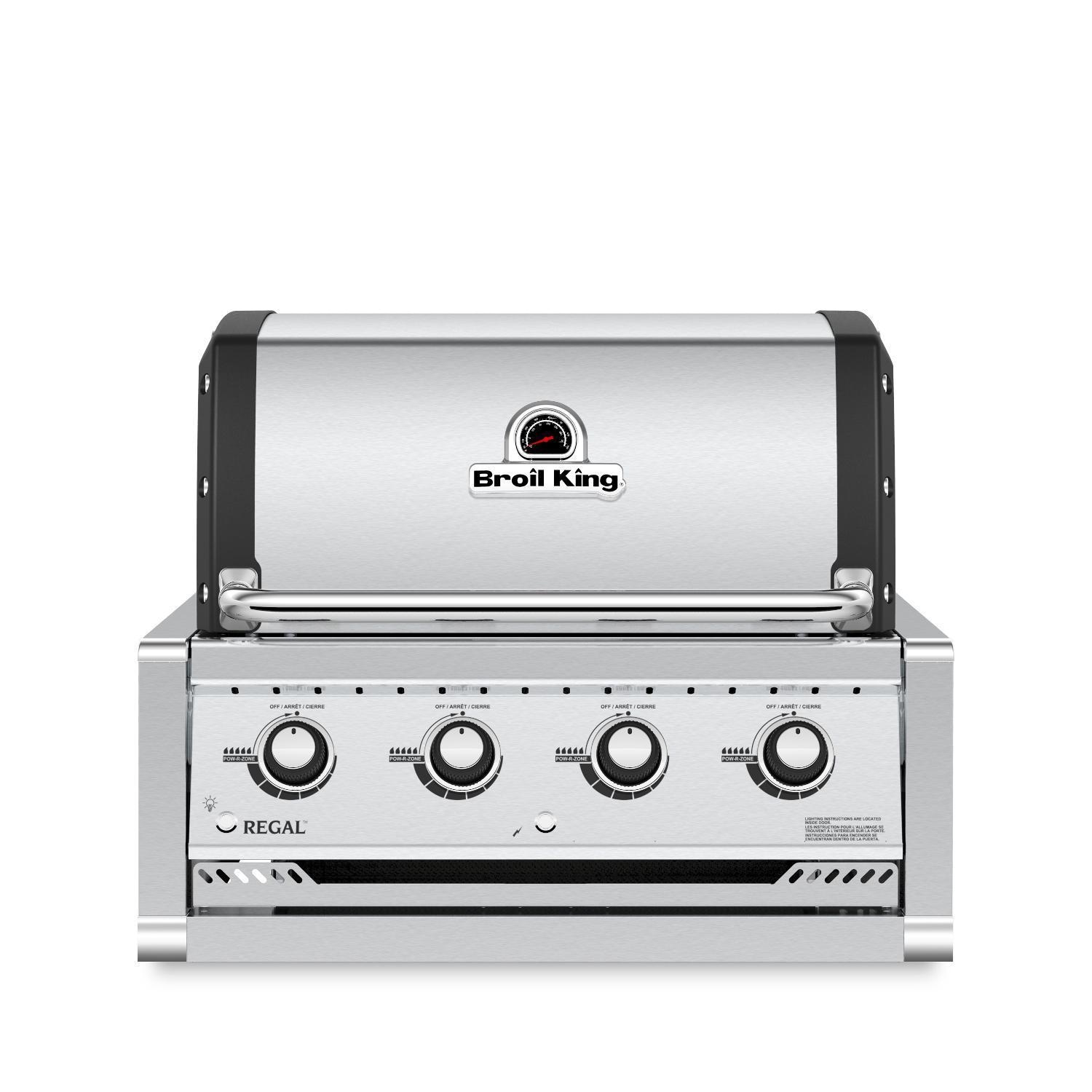 Broil King Regal S420 4-Burner Built-In Propane Gas Grill - Stainless Steel - 885714