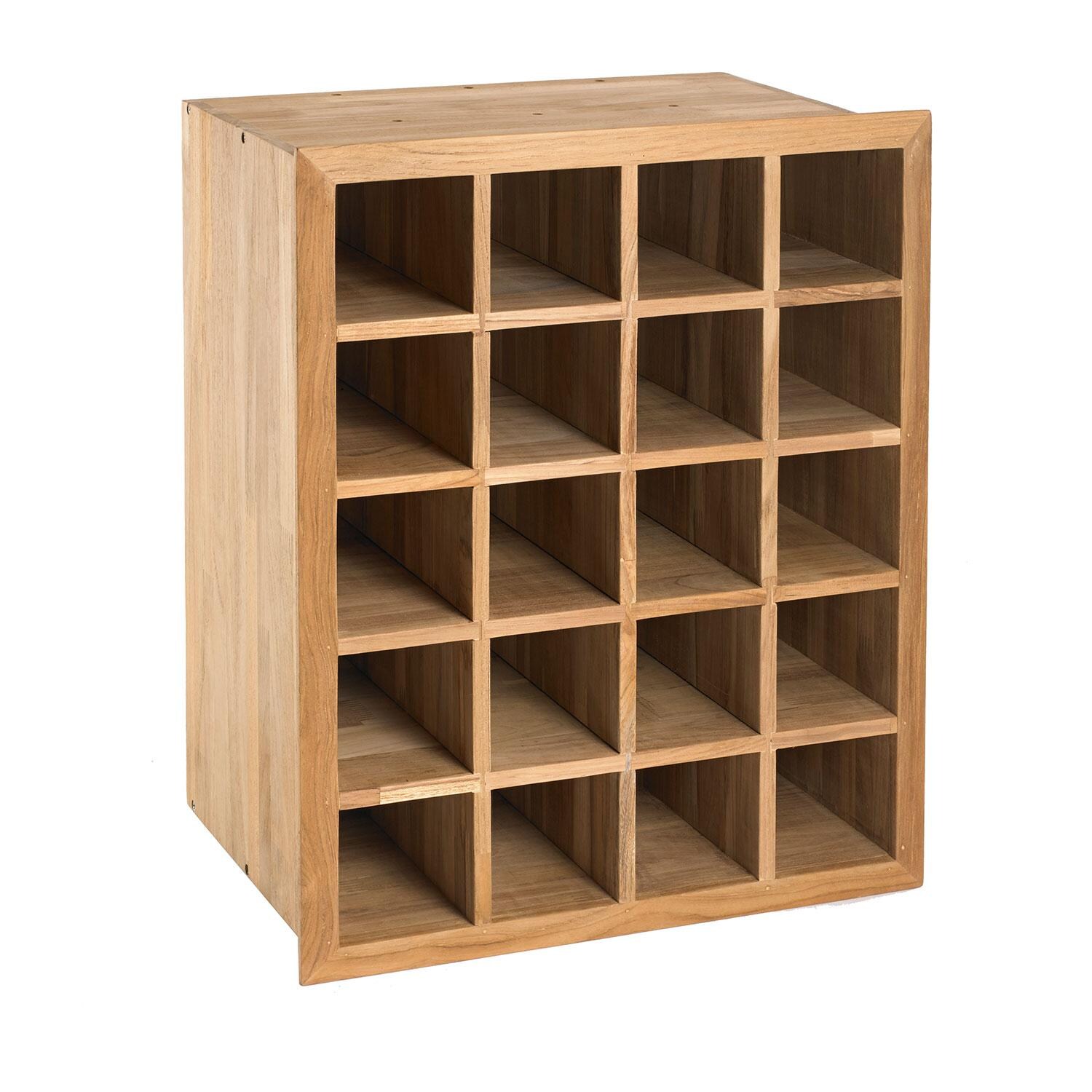 Pacific Teak 18 Inch Wine Cabinet thumbnail