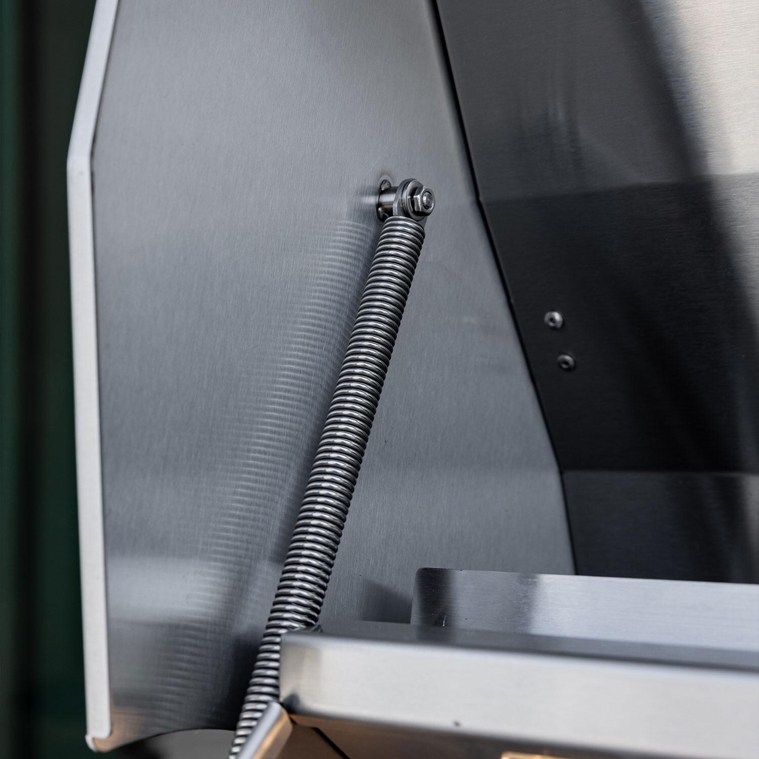 Summerset TRLPRO40 TRL Pro 40-in 4 Burner Built-In Natural Gas Grill w/ Rear Infrared Burner & Rotisserie Kit - Hood Spring - Detail thumbnail