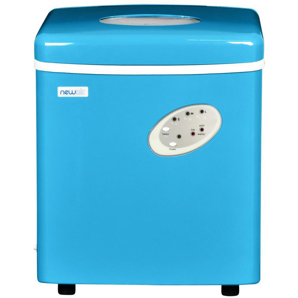 NewAir 28 Lb. Portable Ice Maker - Blue - AI-100CB